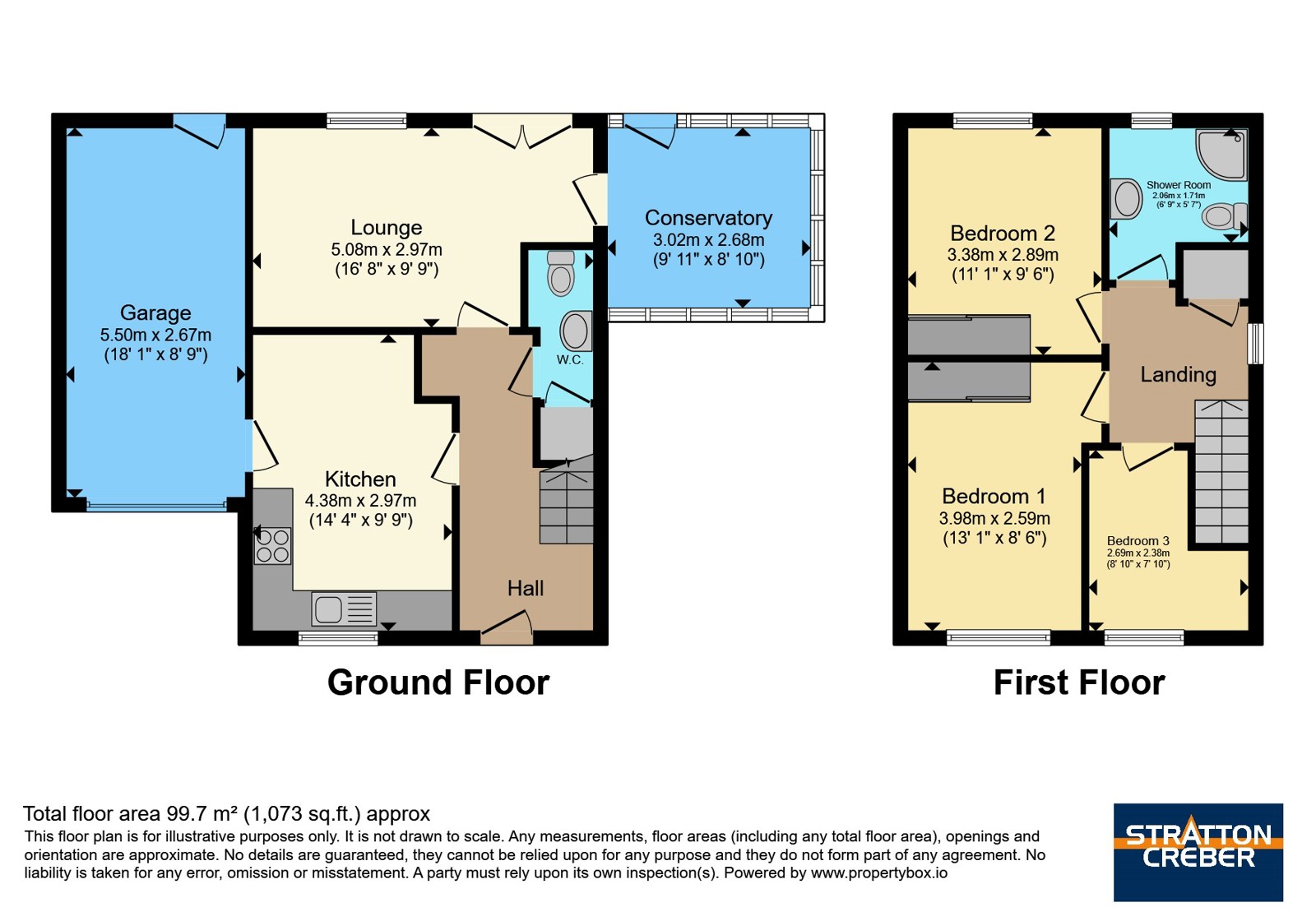 20, Primrose Close, St. Austell floorplan