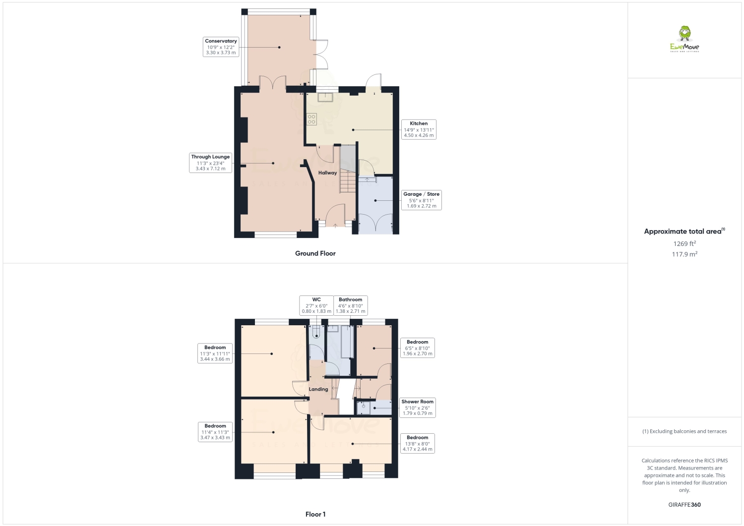 58, PEMBURY ROAD, BEXLEYHEATH floorplan