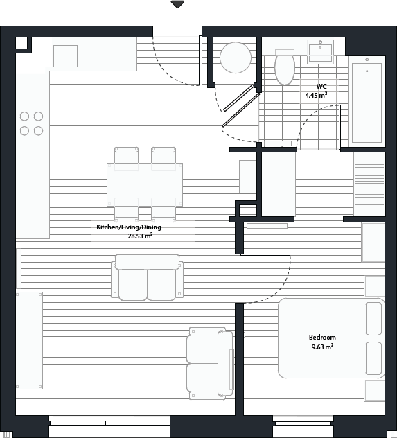 U157, Platform, The Meander, 2 Fyfe Ln, Edinburgh floorplan
