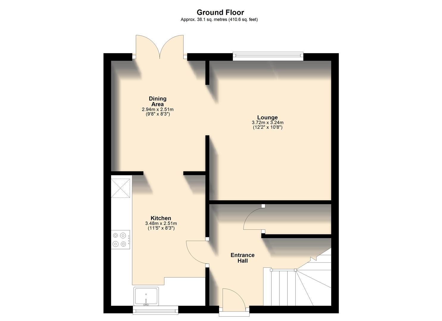 62, Hessary Drive, Plymouth floorplan