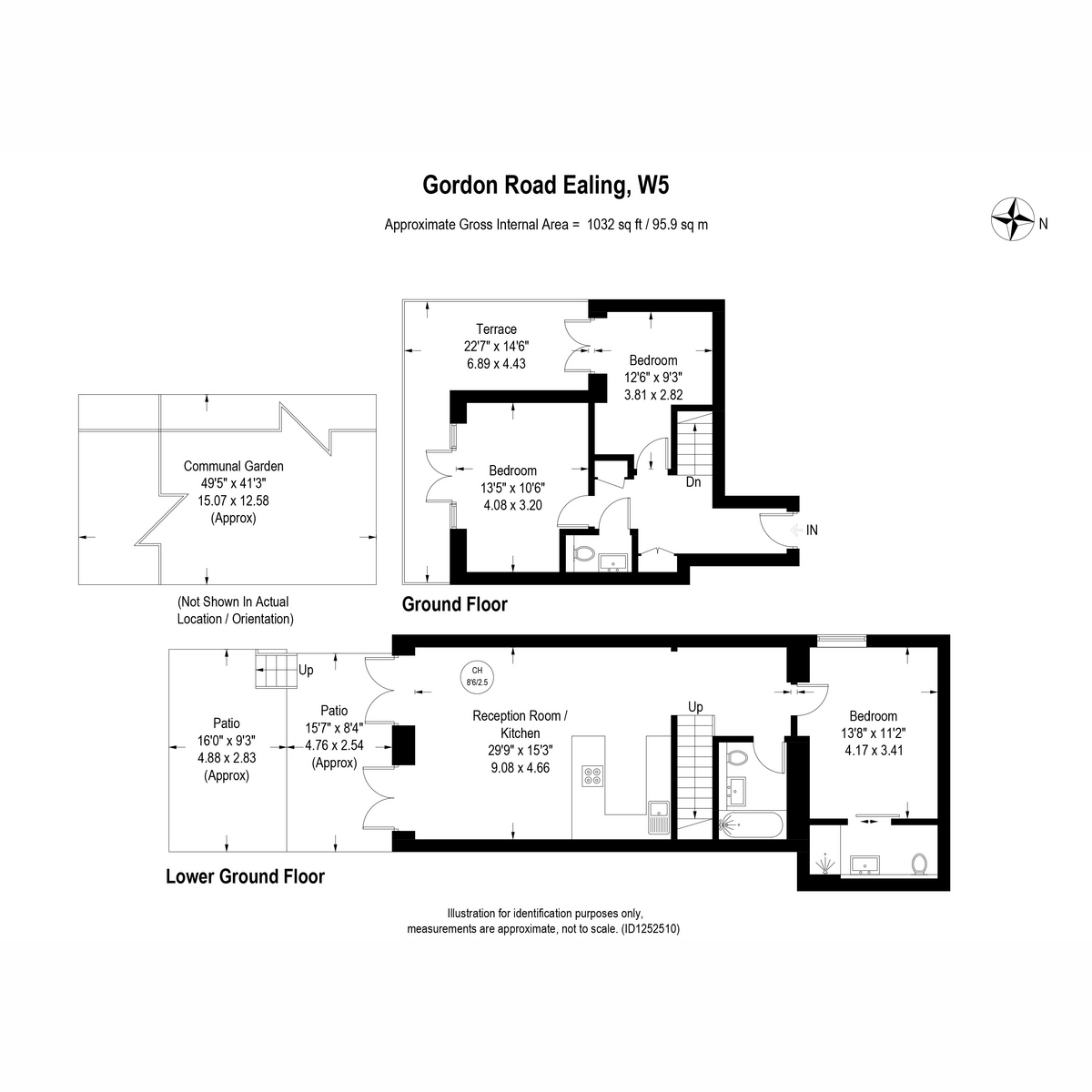 Flat 4, 63, Gordon Road, Ealing floorplan