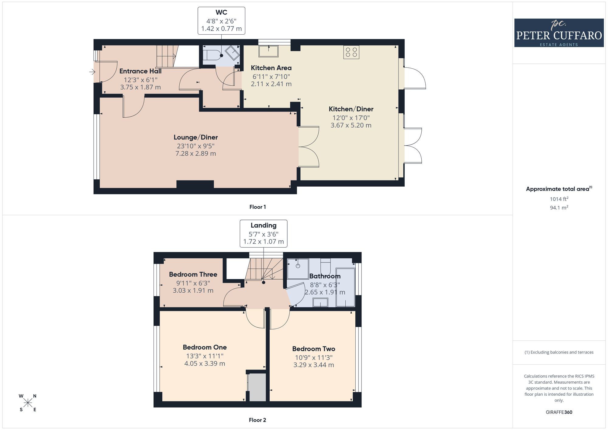 3 Durham Close, Ware floorplan