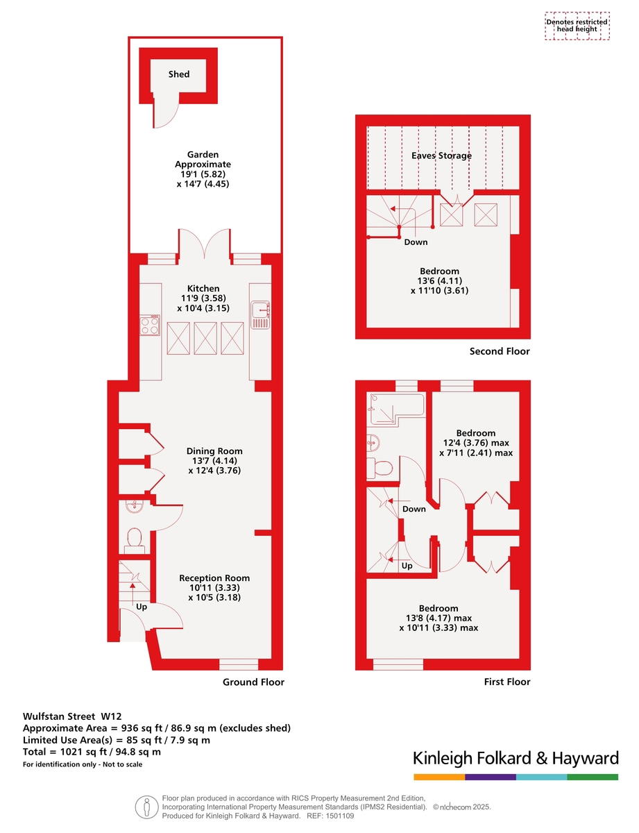 95, Wulfstan Street, London floorplan