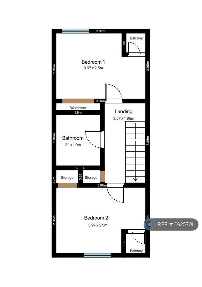 Hoover Drive, Basildon floorplan