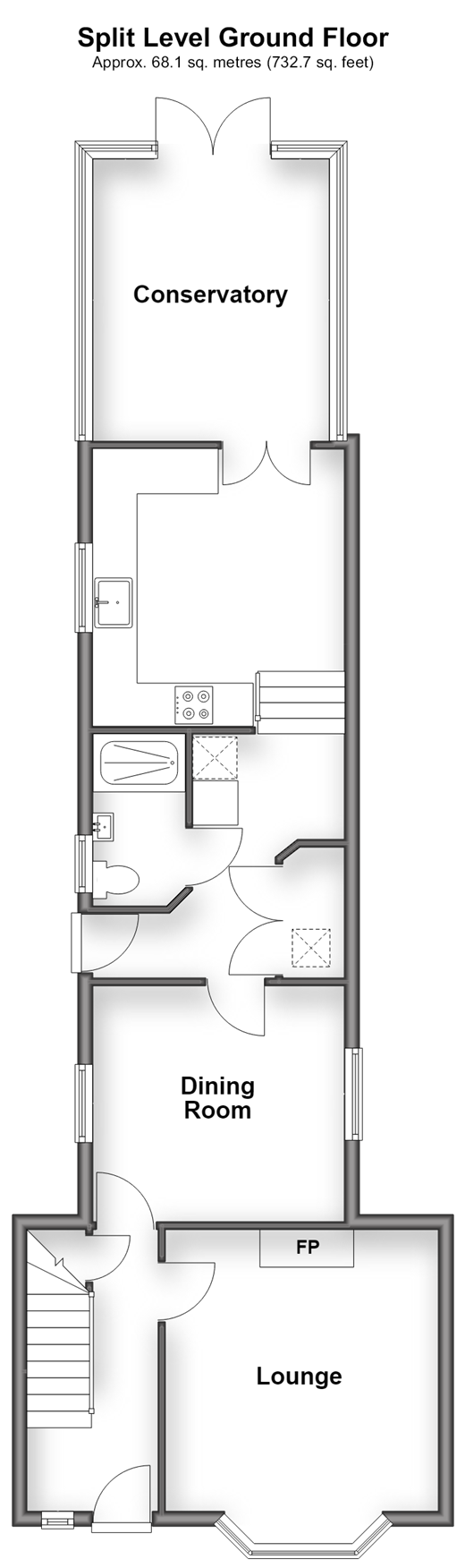 Cranston Road, East Grinstead floorplan