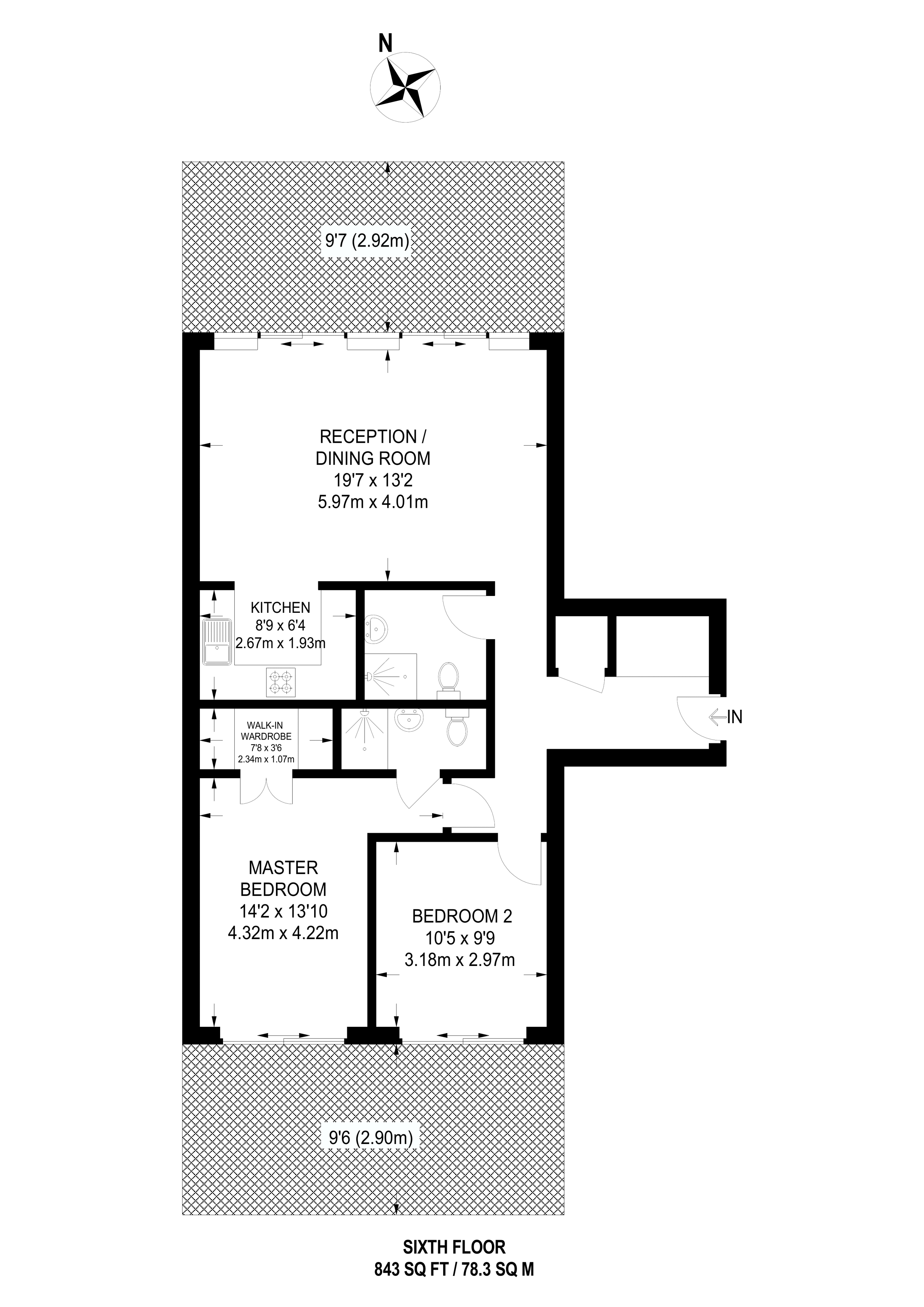 2 Bedrooms Flat to rent in Battersea Park Road, Battersea Park SW8