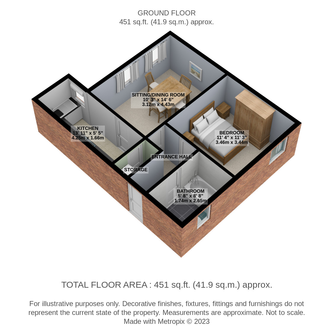 Canvey Walk, Essex floorplan