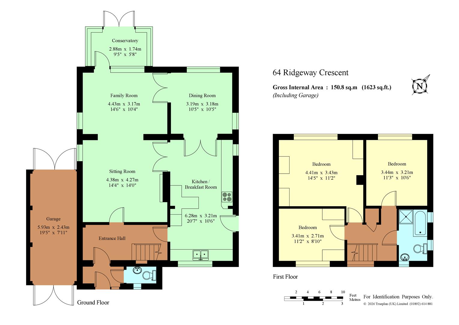 64, Ridgeway Crescent, Tonbridge floorplan