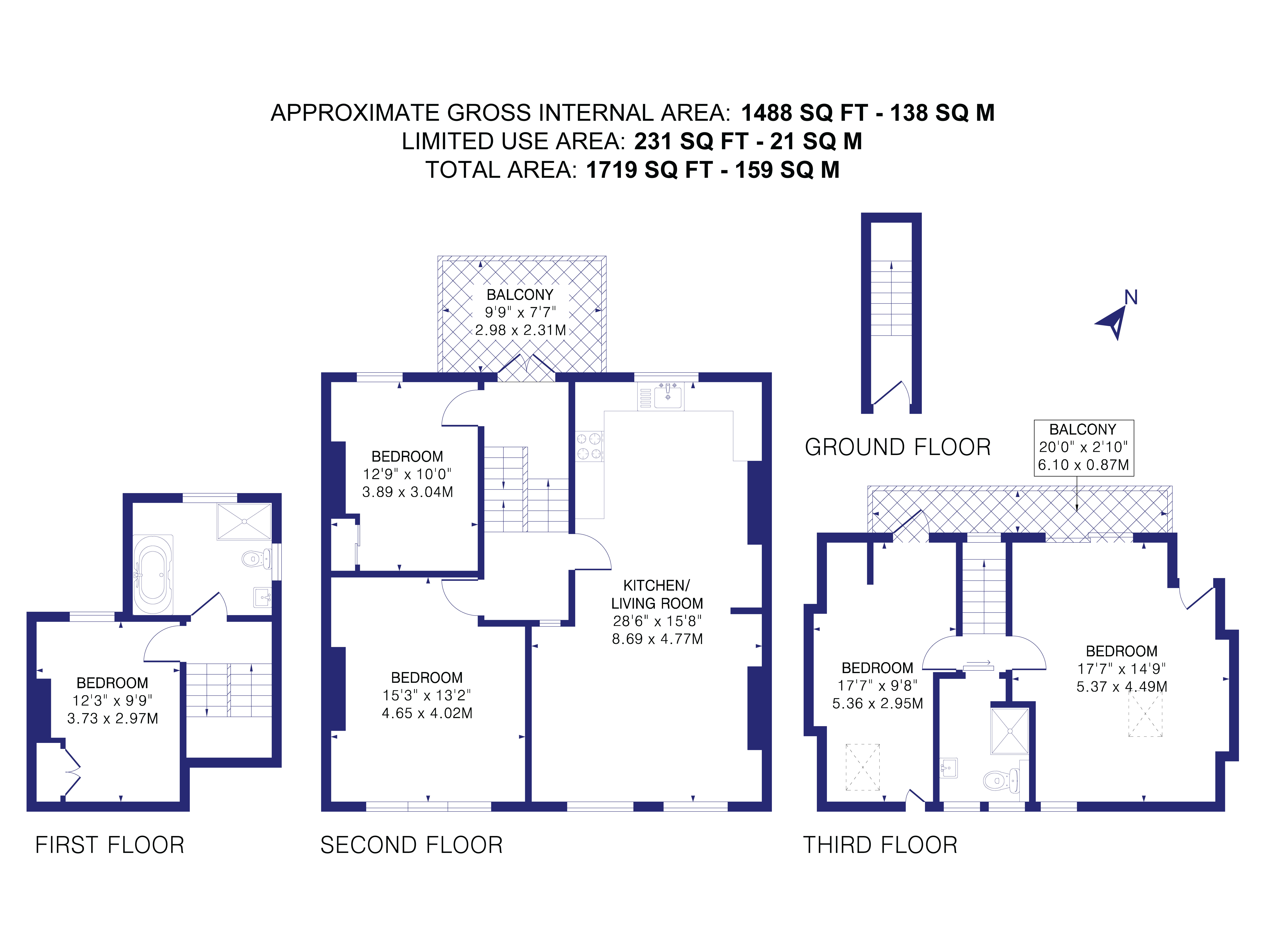 51A, Ridge Road, London floorplan