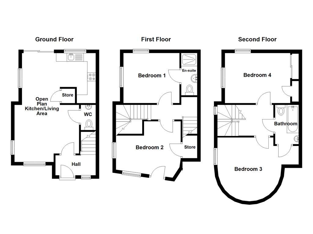 54, Holly Street, Manchester floorplan