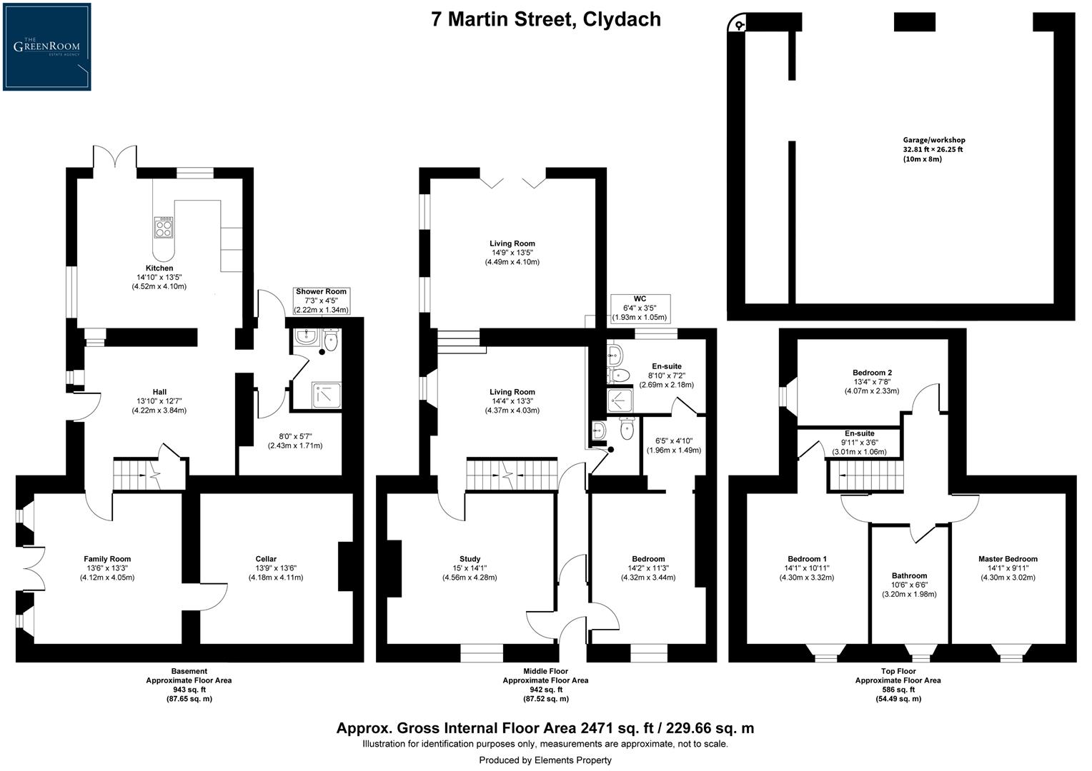 Brookwood, 7, Martin Street, Swansea floorplan
