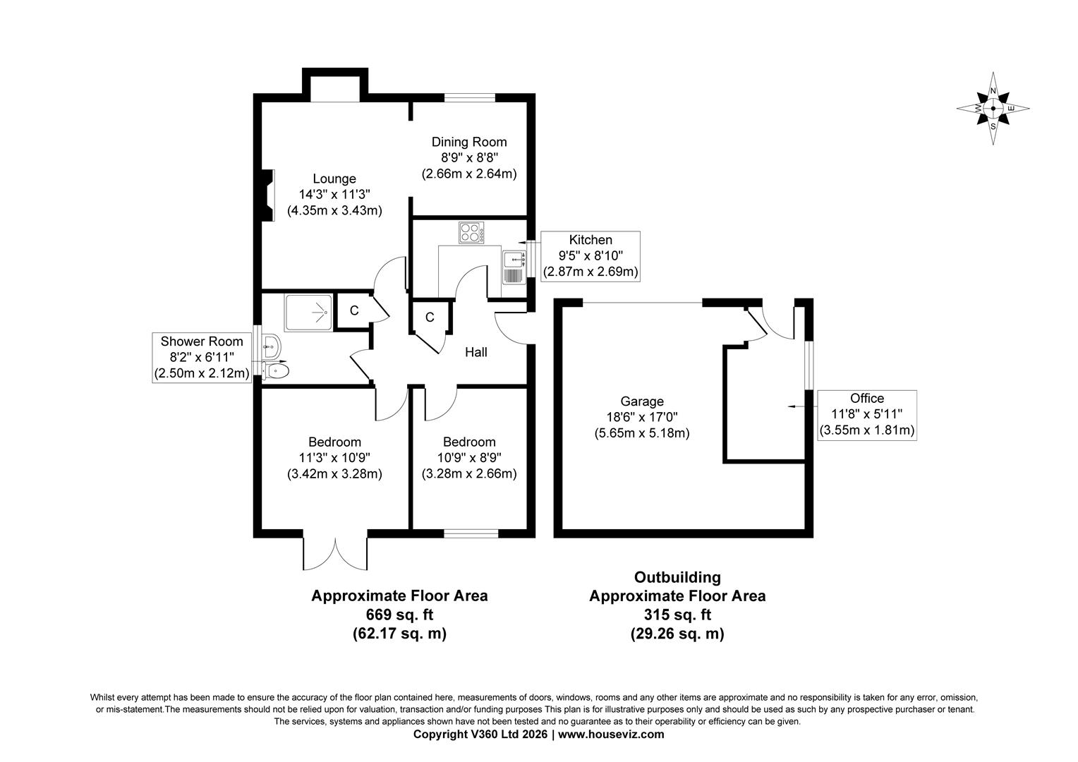 15, Windsor Close, Doncaster floorplan