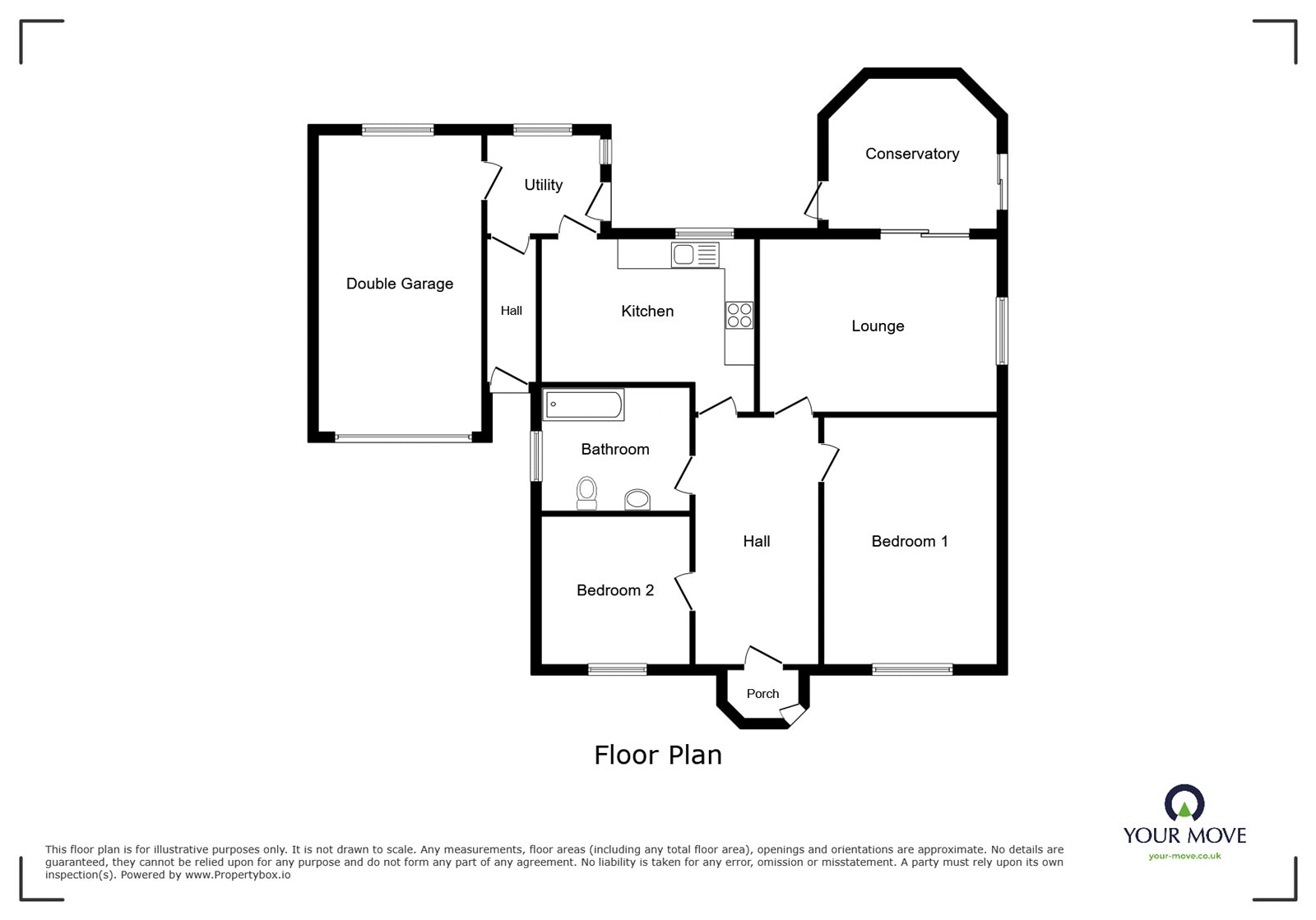 62, Upland Drive, Leicestershire floorplan