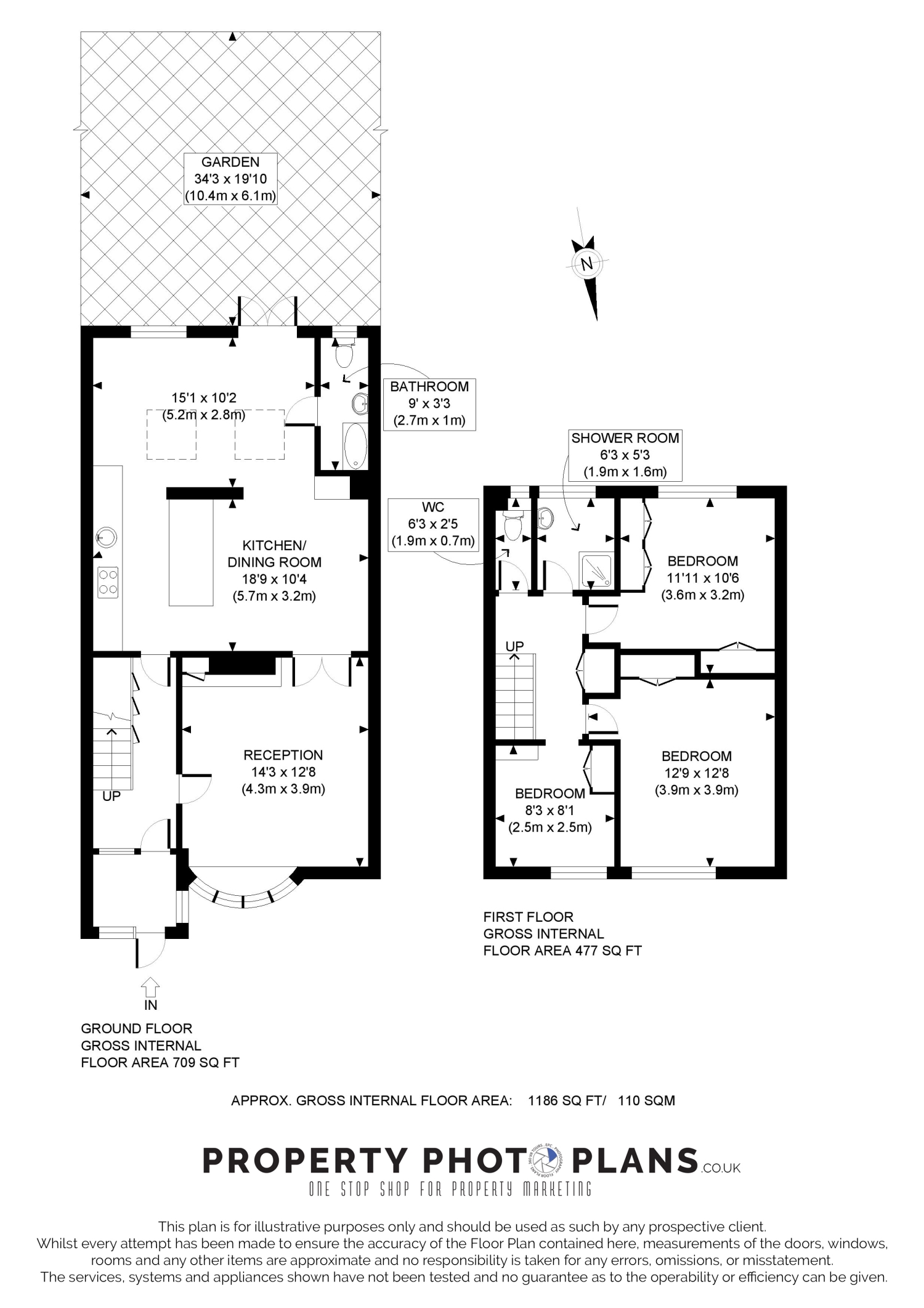 317, Sheepcot Lane, Watford floorplan