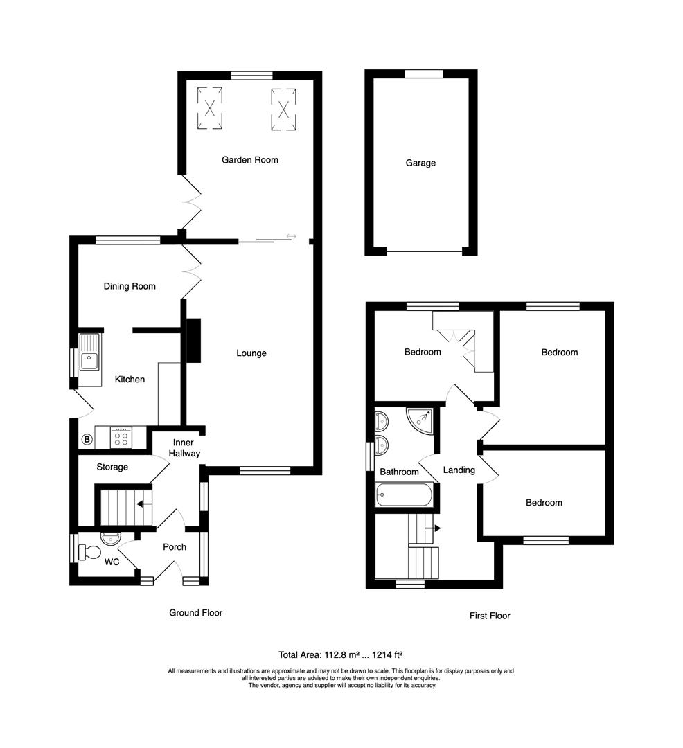 48, Coniston Crescent, Loughborough floorplan