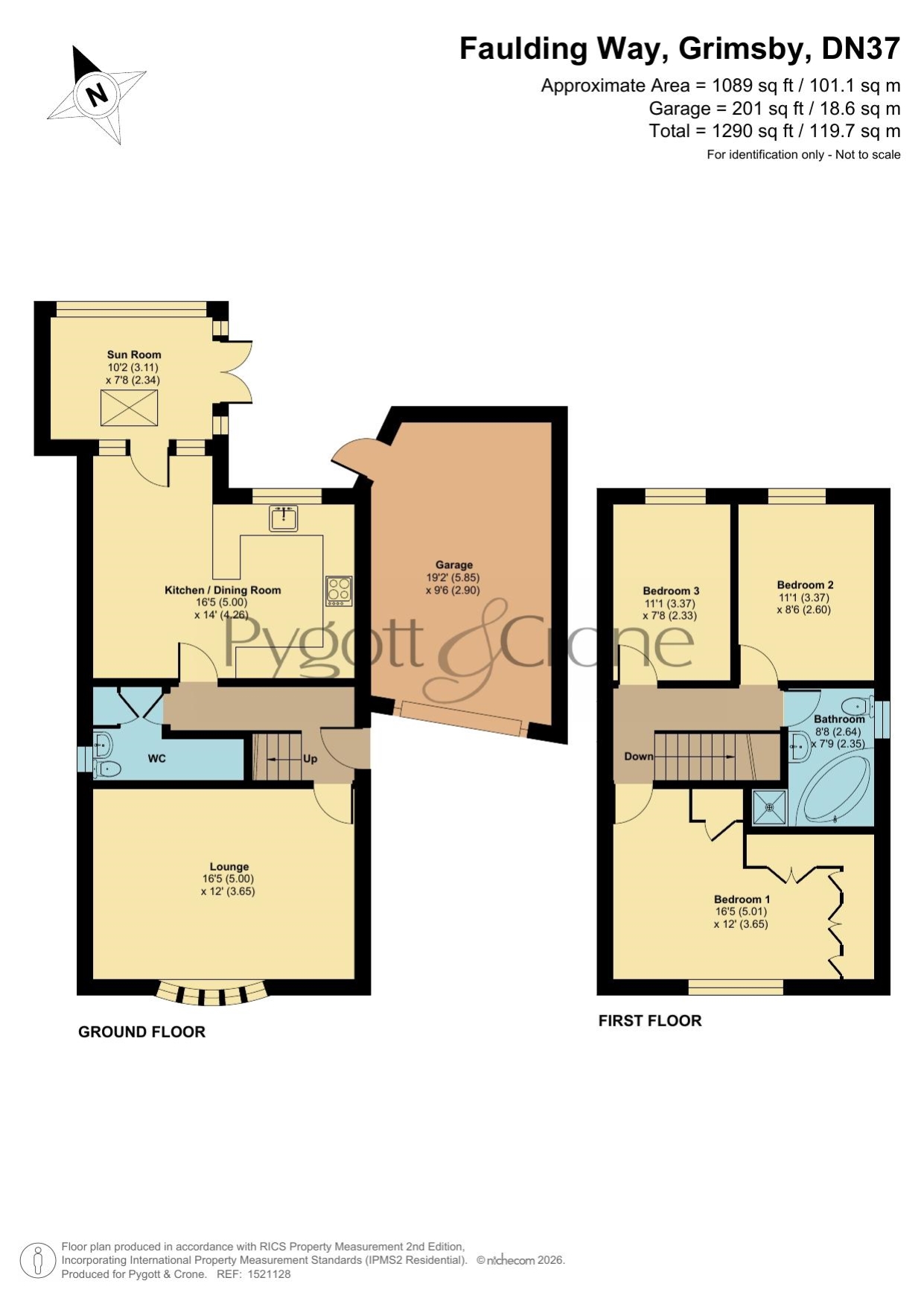 83, Faulding Way, Grimsby floorplan