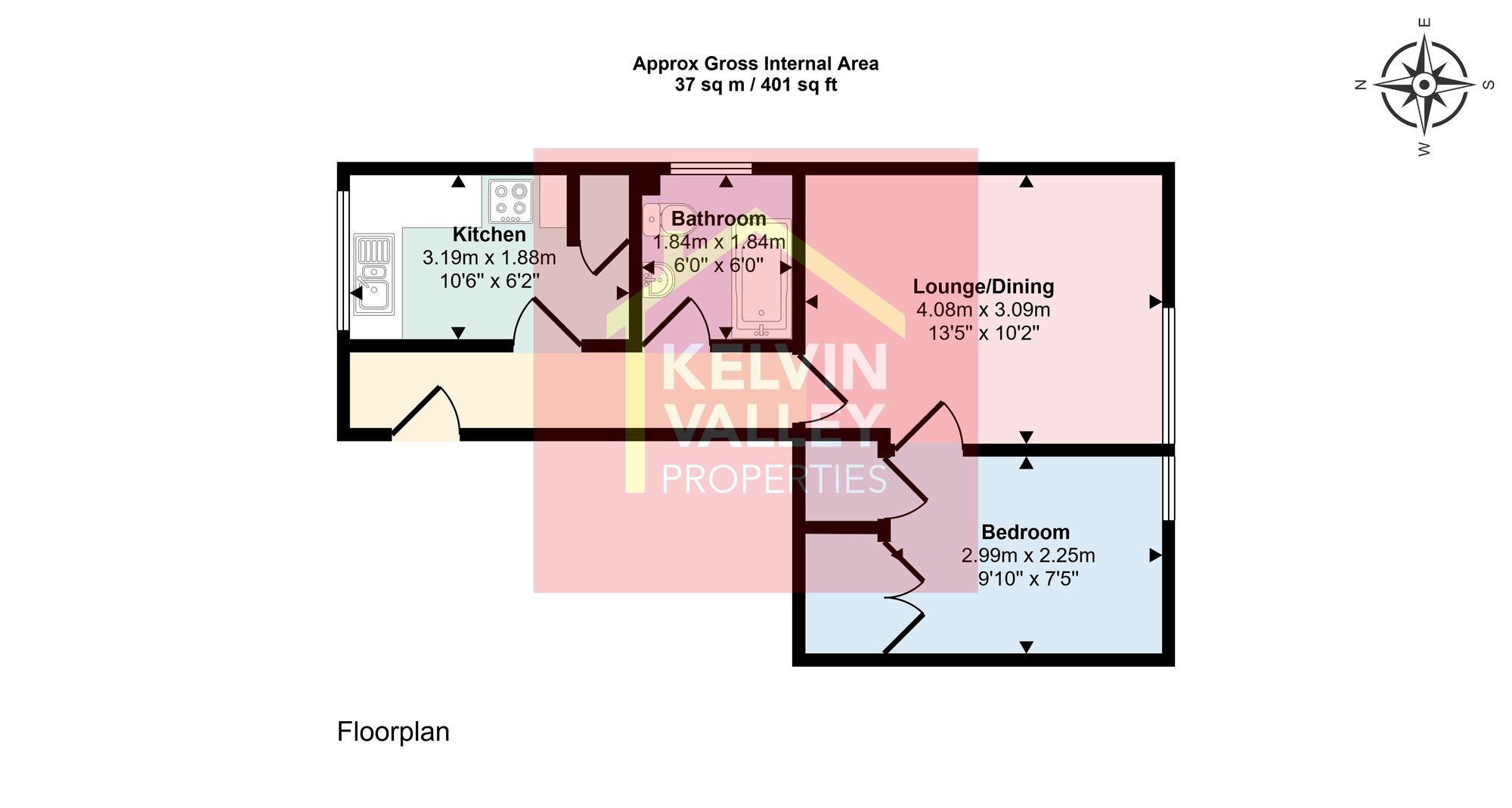 12 Braehead Road, Glasgow floorplan