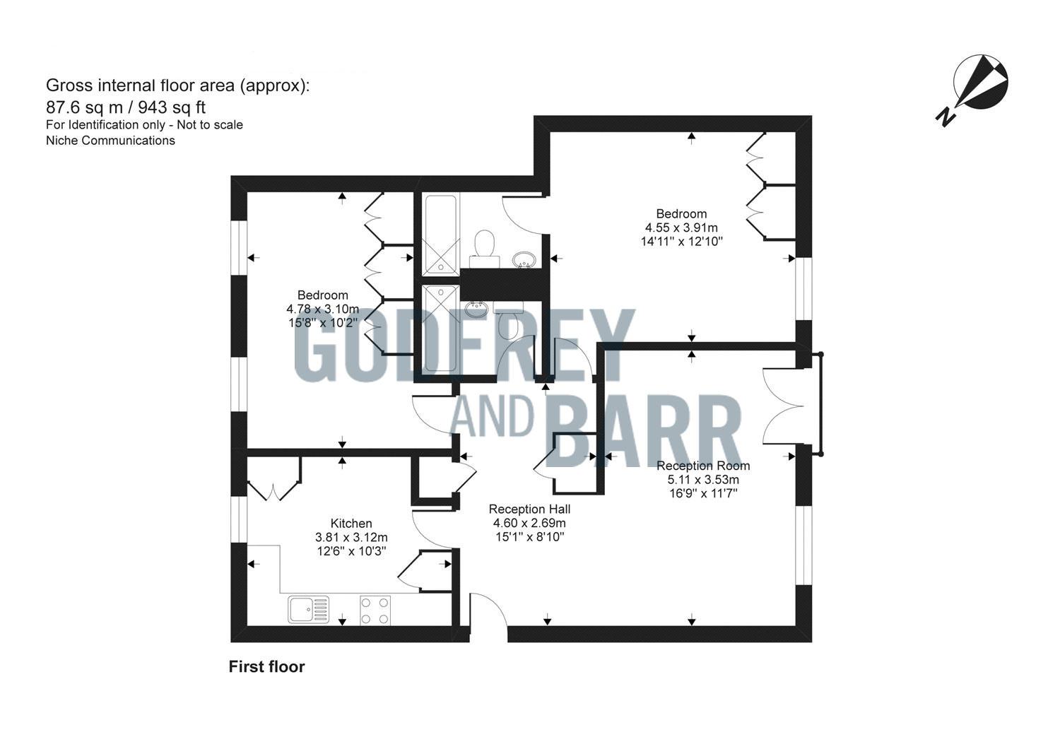 Heathview Court, Corringway, Hampstead Garden Suburb NW11, 2 bedroom