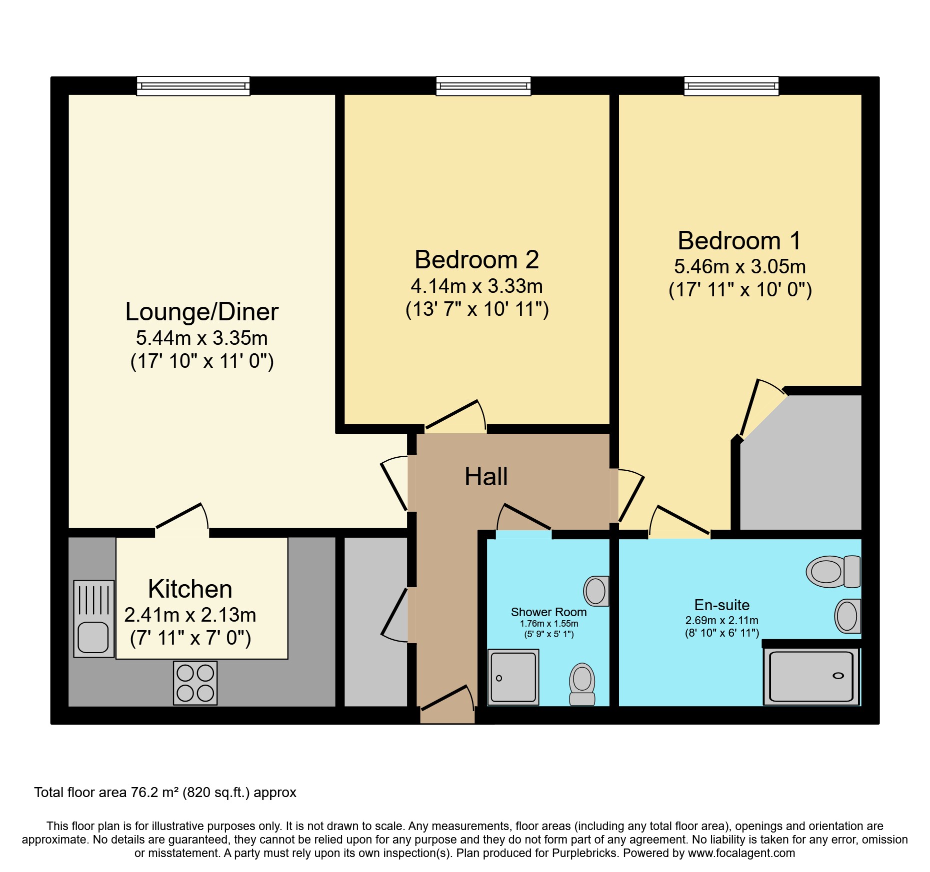 Apartment 24/Paxton Court, White Lion Street, Tenby floorplan