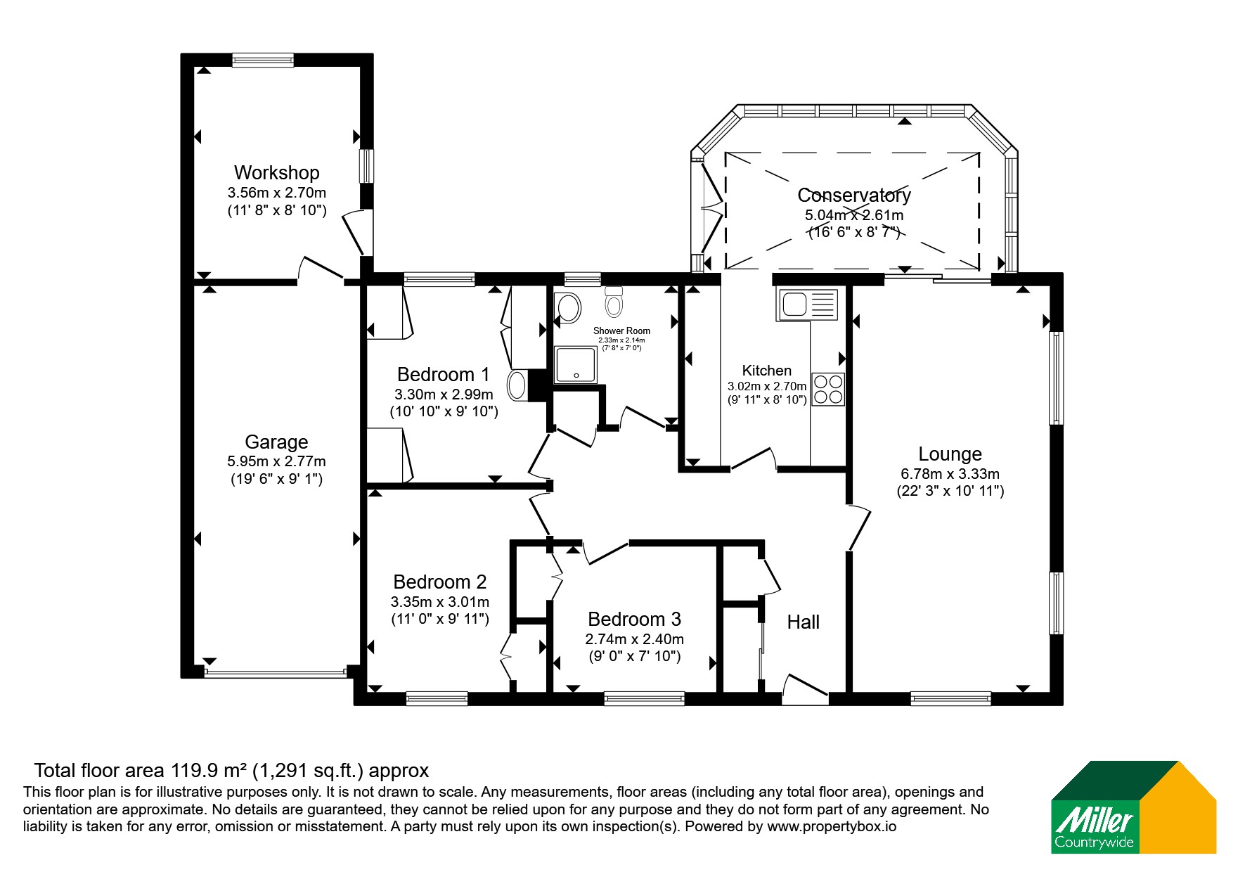 11, Greenacres, Bodmin floorplan