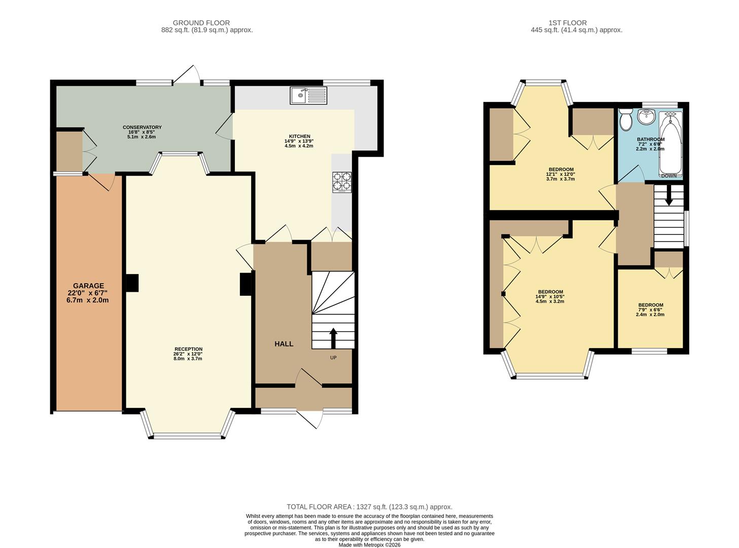 86, Erskine Road, Sutton floorplan