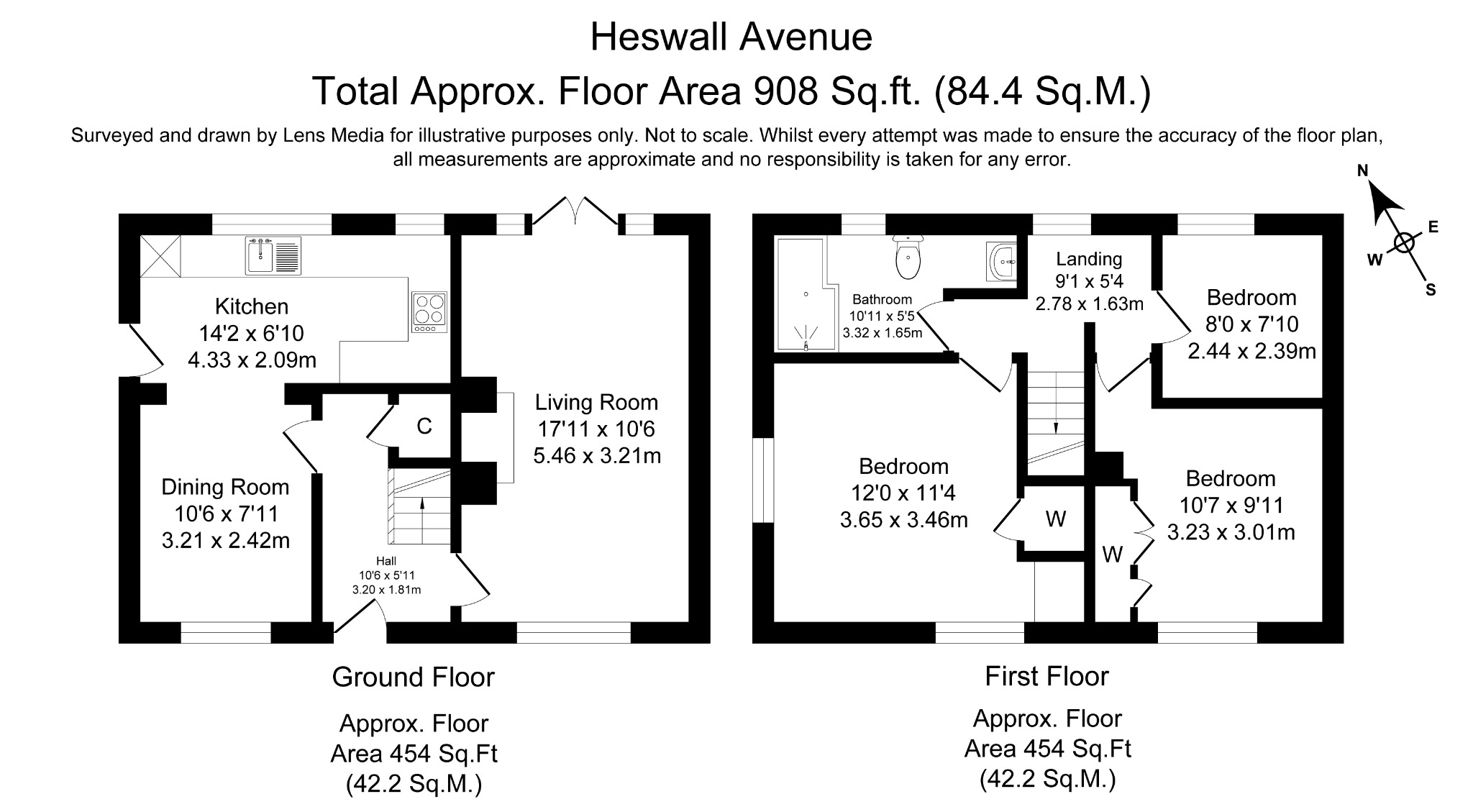 9, Heswall Avenue, Warrington floorplan