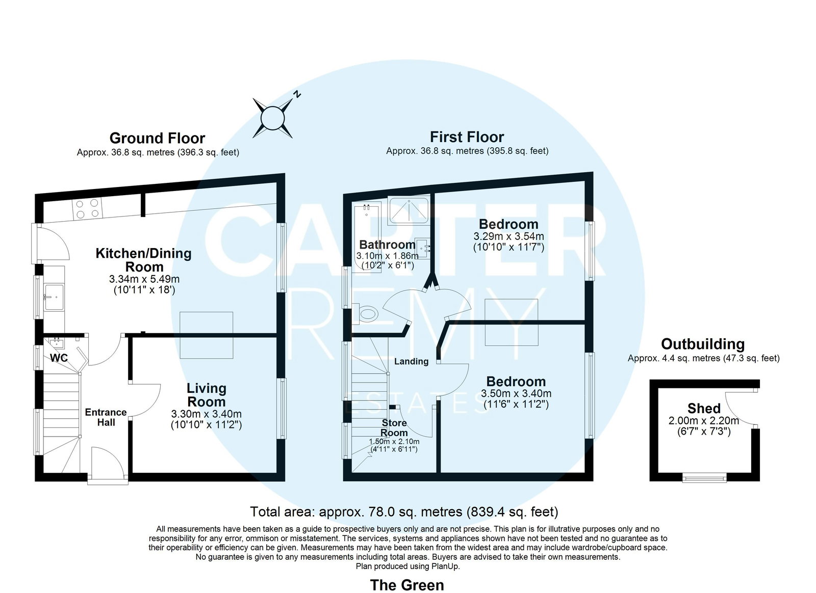 The Green, Rectory Road, Tilbury floorplan