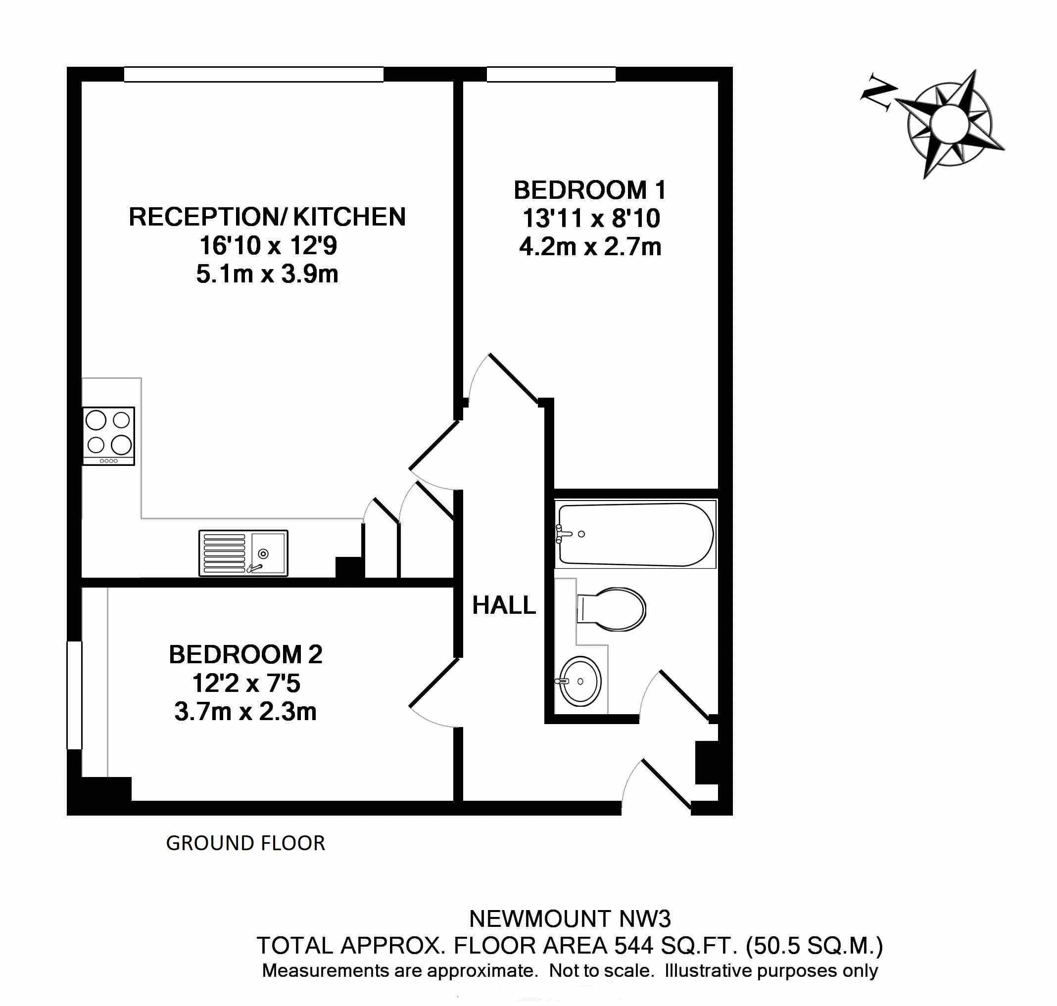 Newmount, Lyndhurst Terrace, Hampstead floorplan