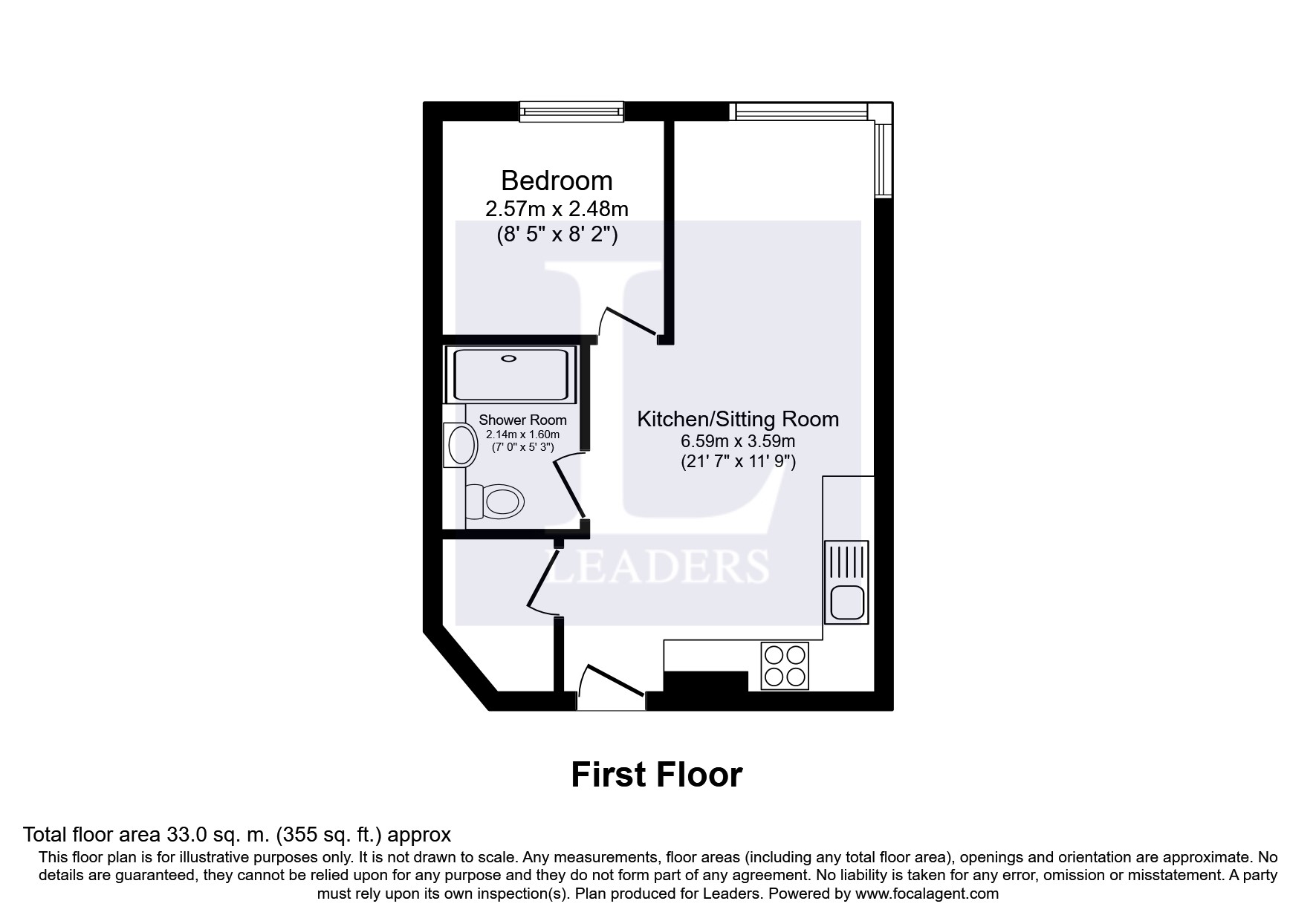 1 Bedrooms Flat for sale in Gate Court, Gateway, Weybridge KT13