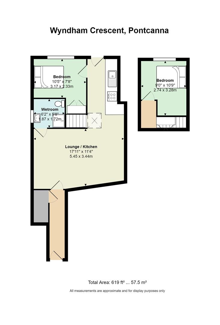 1 Bedrooms Flat to rent in Wyndham Crescent, Canton, Cardiff CF11