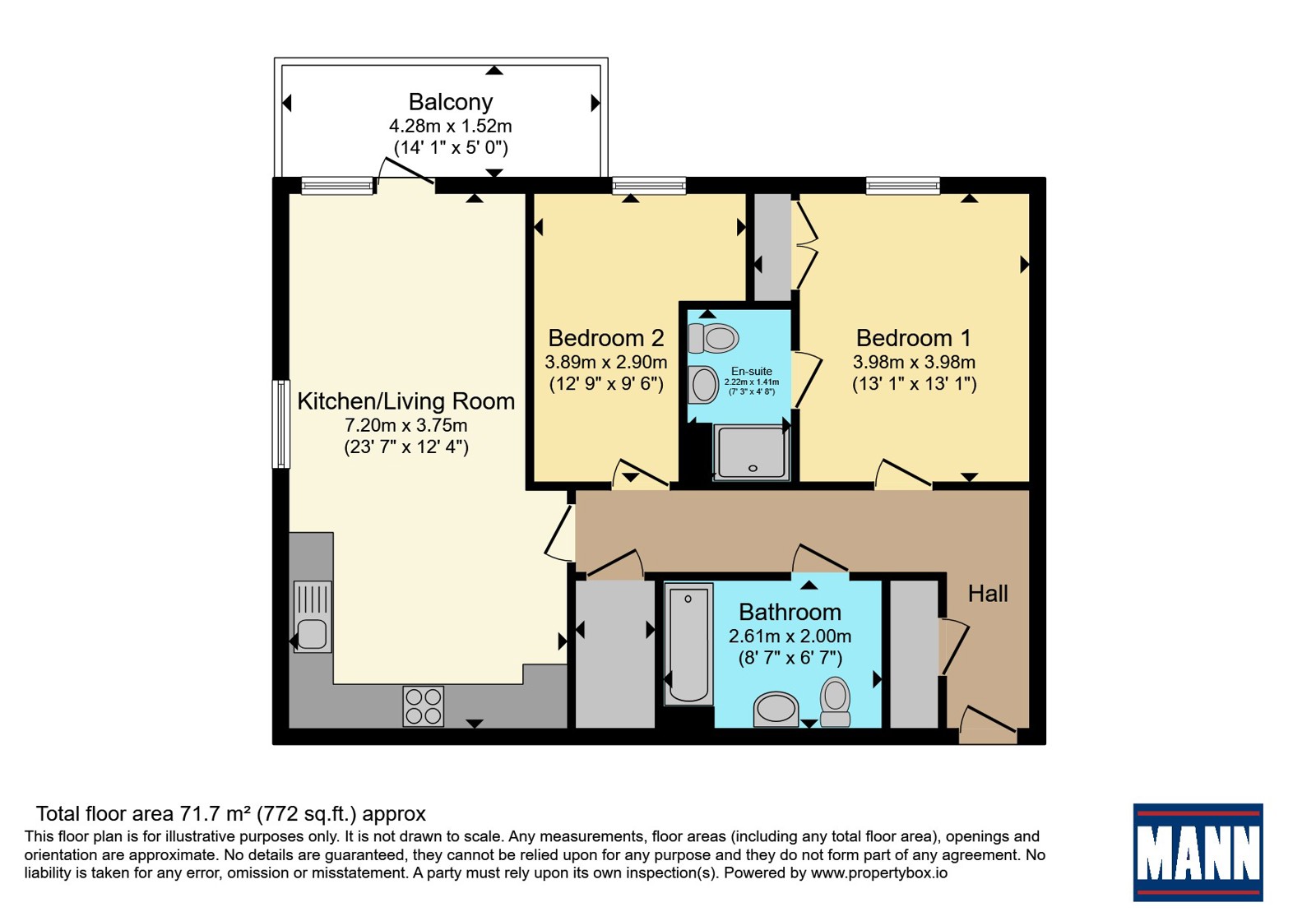 6 Bellingham Court,, Larner Road, Kent floorplan