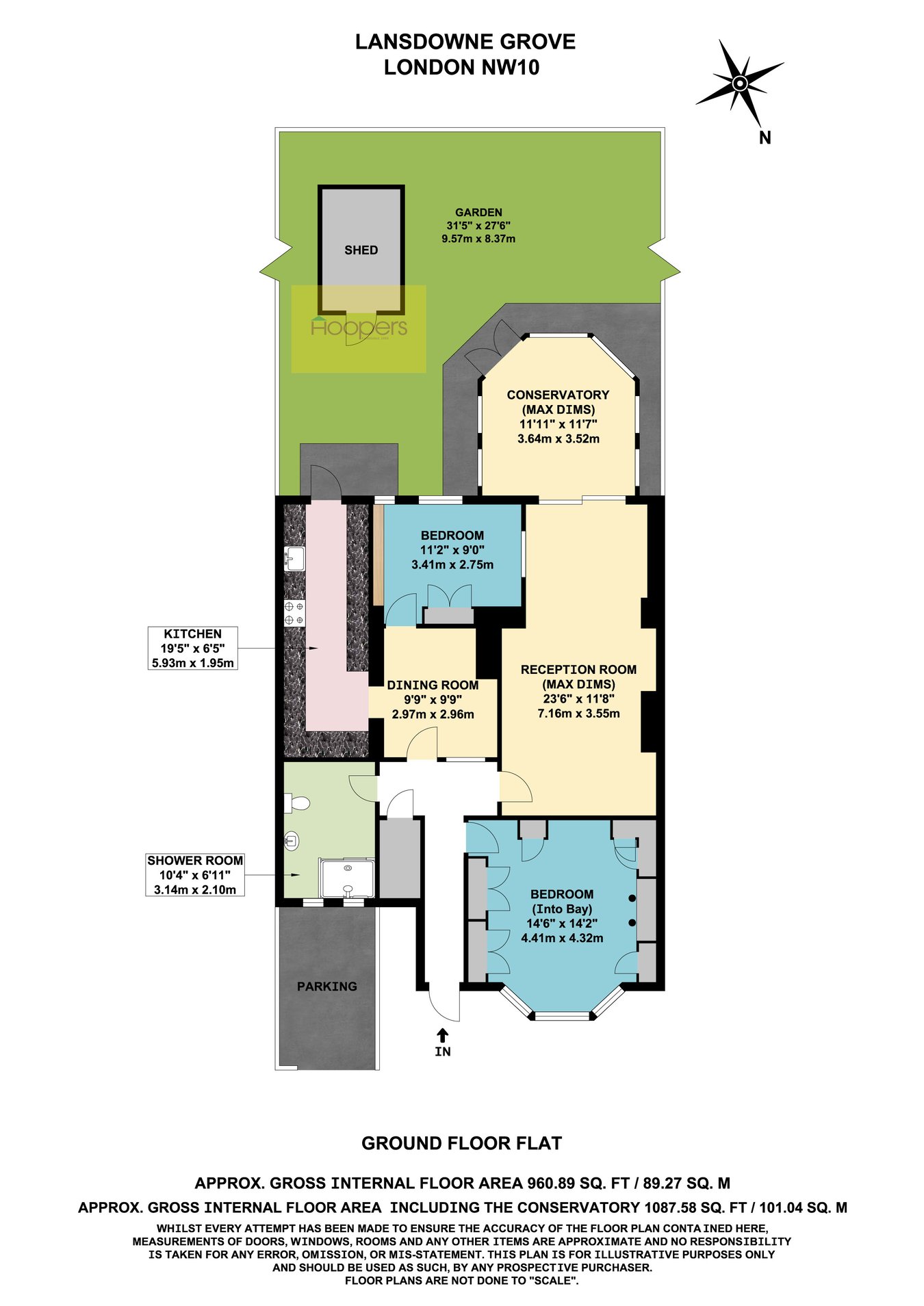 31, Lansdowne Grove, London floorplan