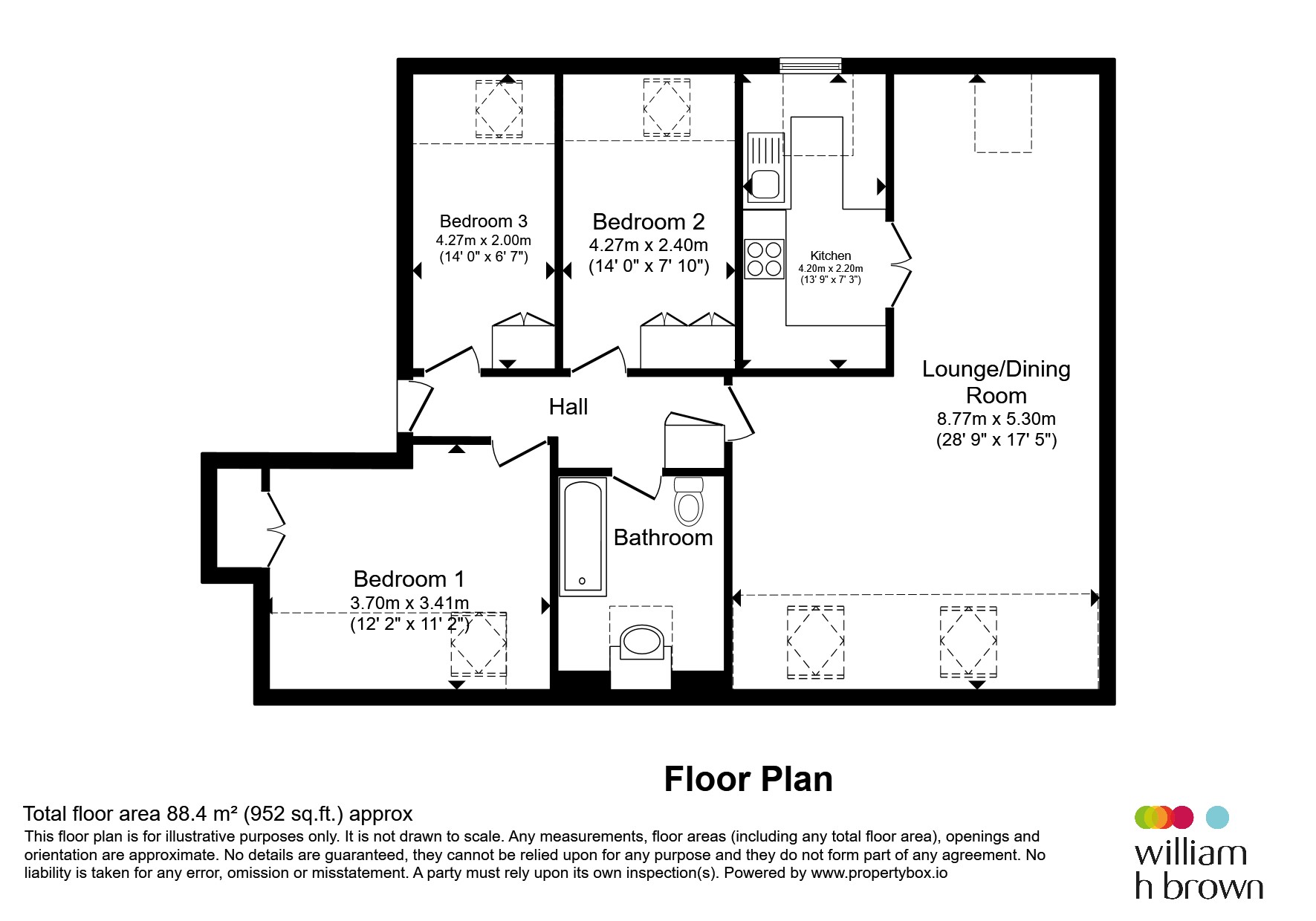 Flat 8, Gilliflower House, Yewlands, HODDESDON floorplan
