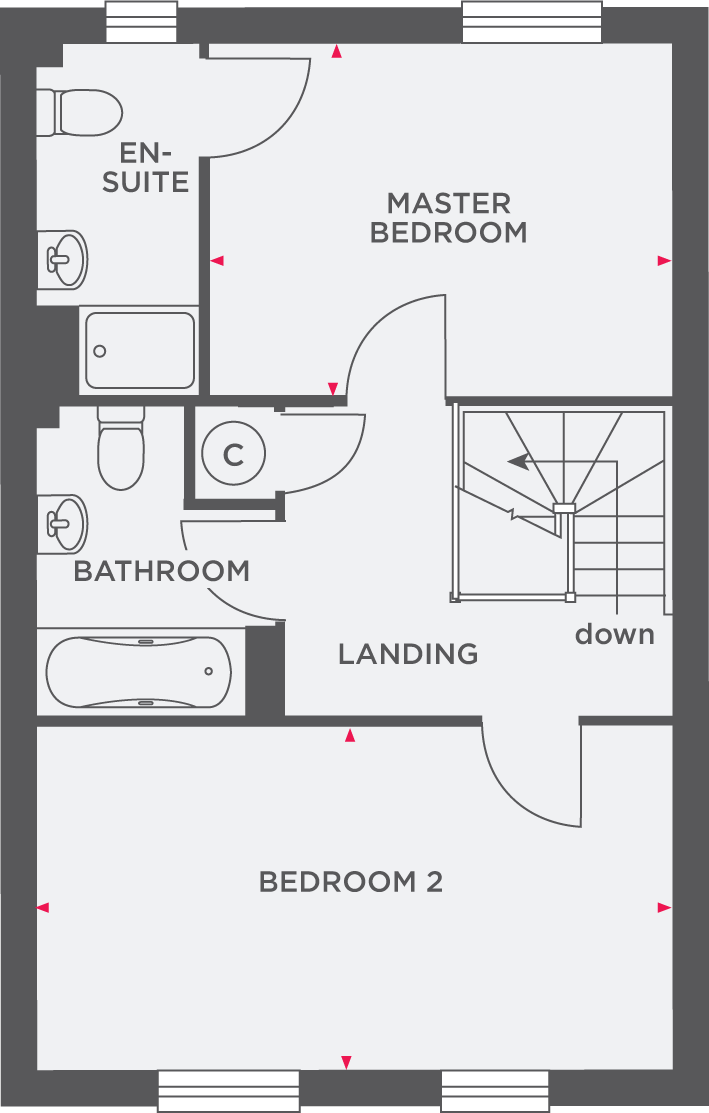 278, Off A390 Truro Road, St Austell floorplan