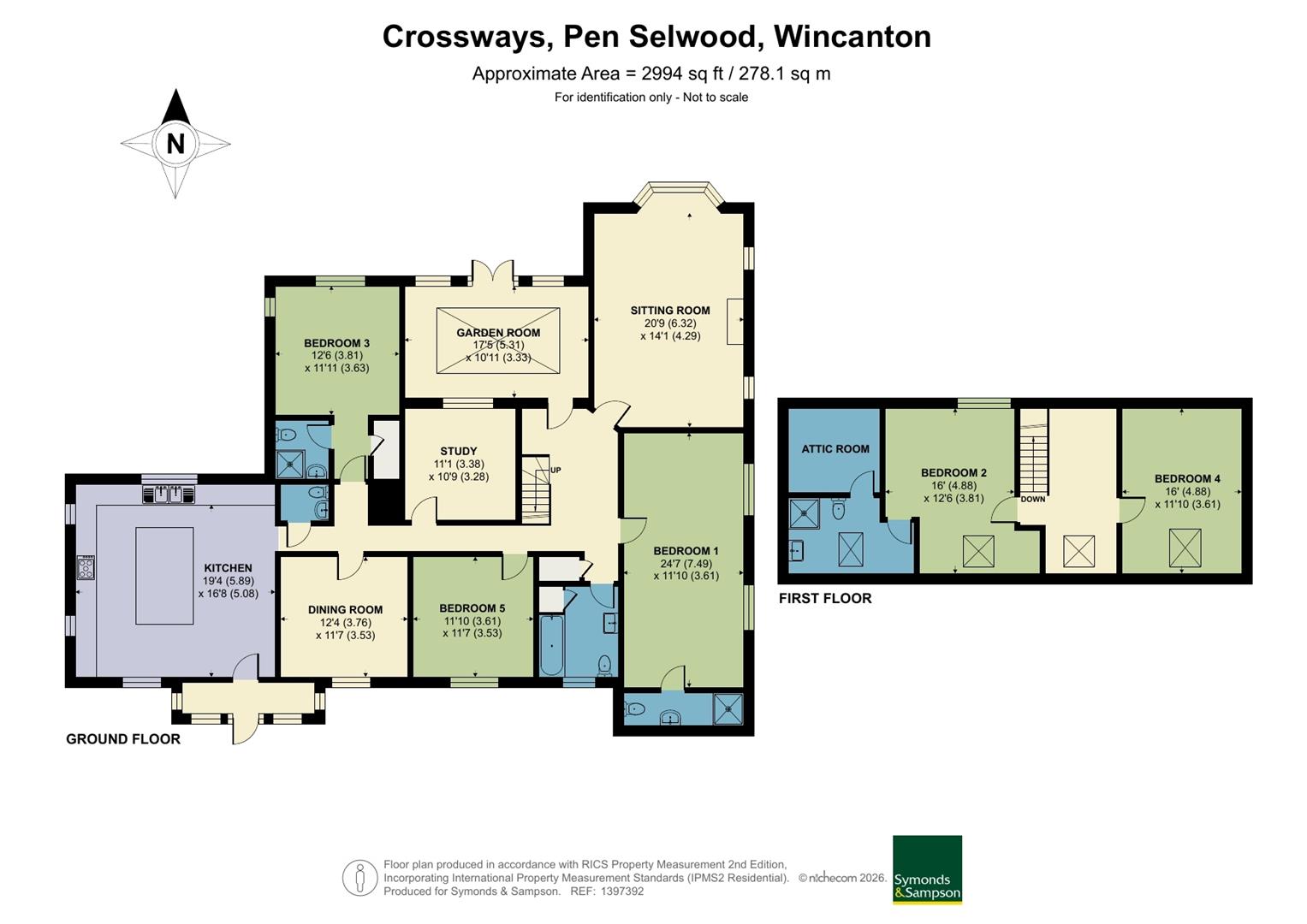 Crossways, Wincanton floorplan