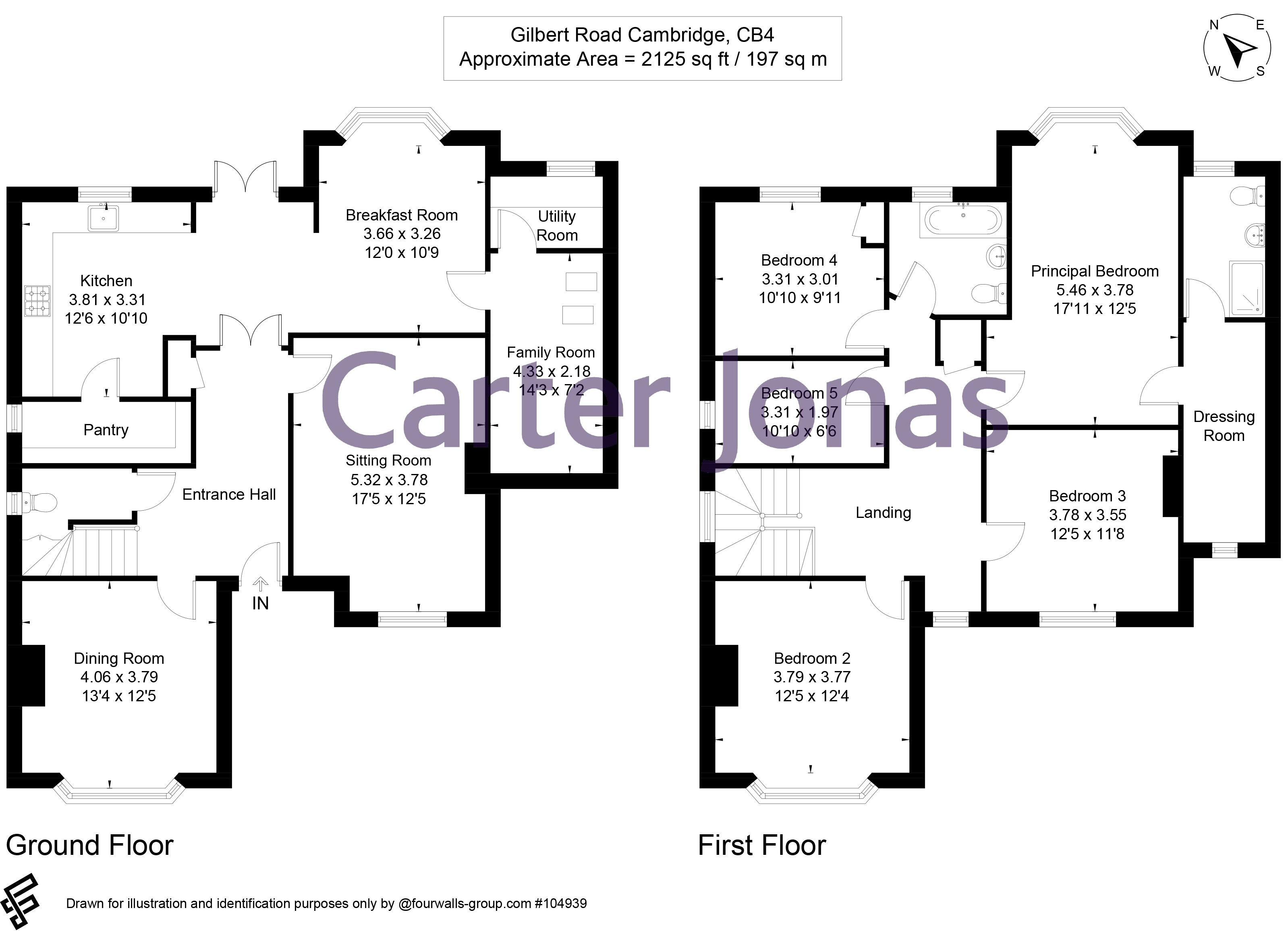 66, Gilbert Road, Cambridge floorplan
