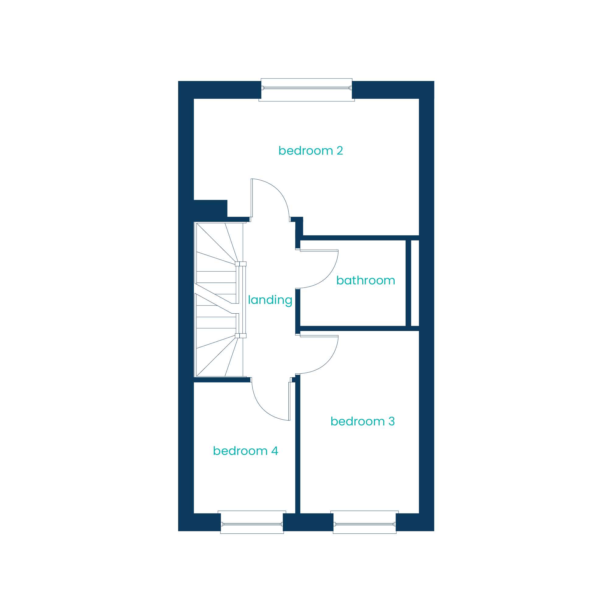 The Euxton - Plot 23,, Dalton Fields, Manchester floorplan