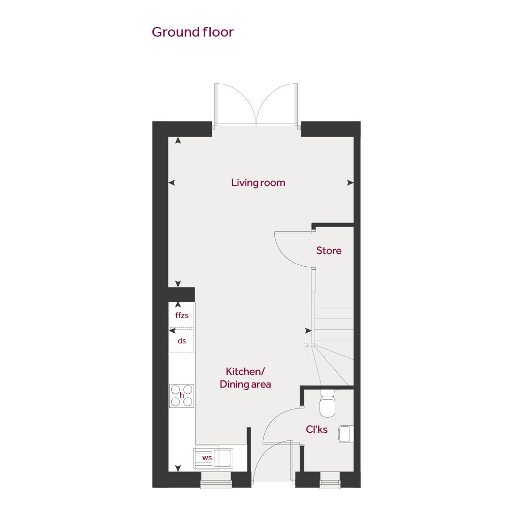 6, Willow Grange, Mastin Moor floorplan