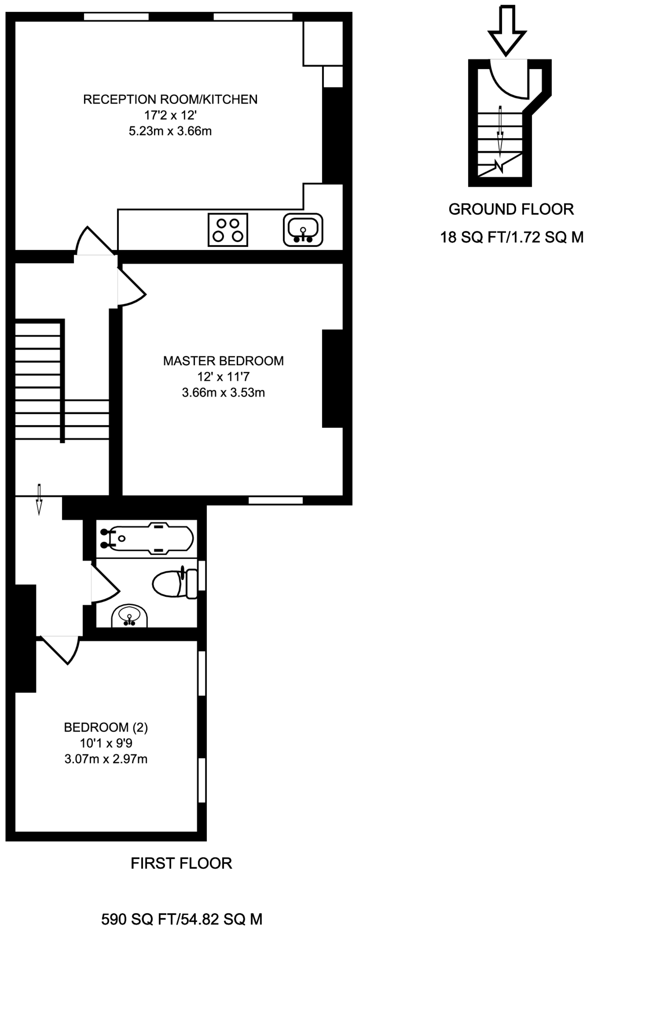 Ravenshurst Avenue, Hendon floorplan