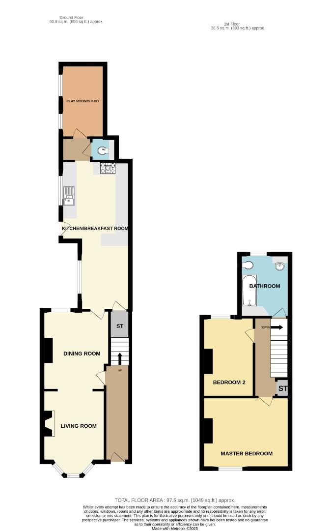 12, St. Georges Road, Winsford floorplan