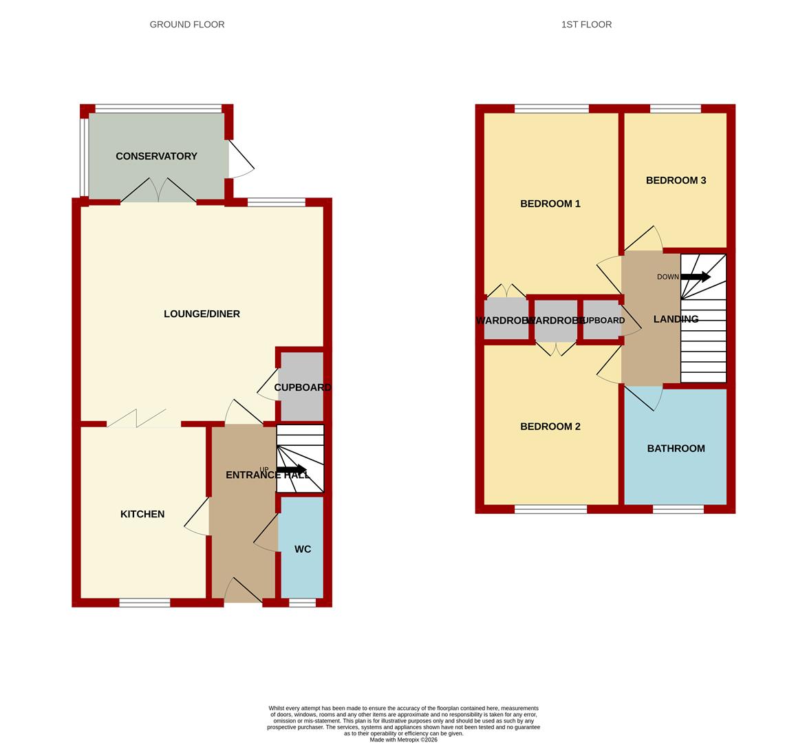 4, Spring Place, Ruardean floorplan