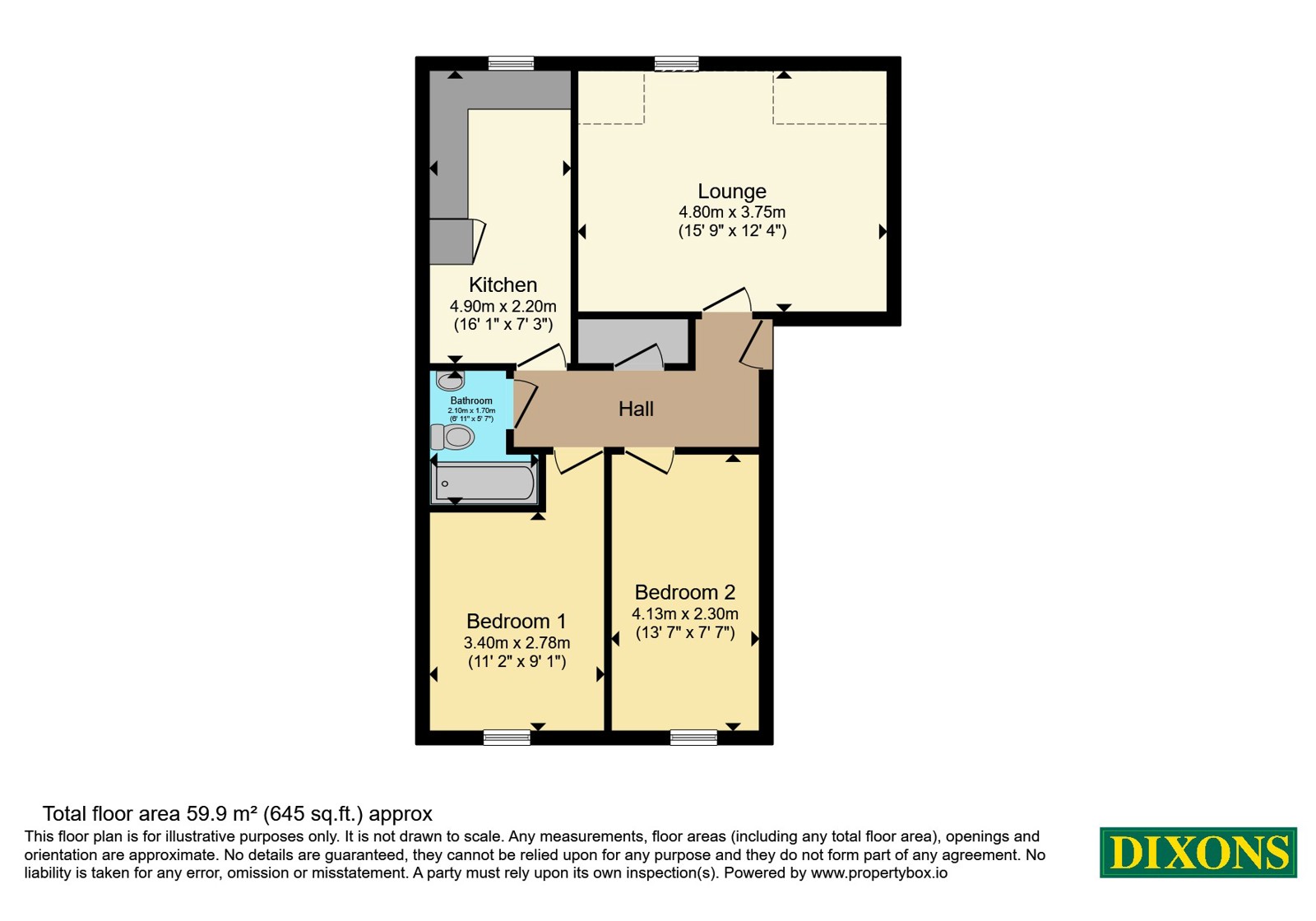Apartment 5, 54, Reservoir Road, West Midlands floorplan