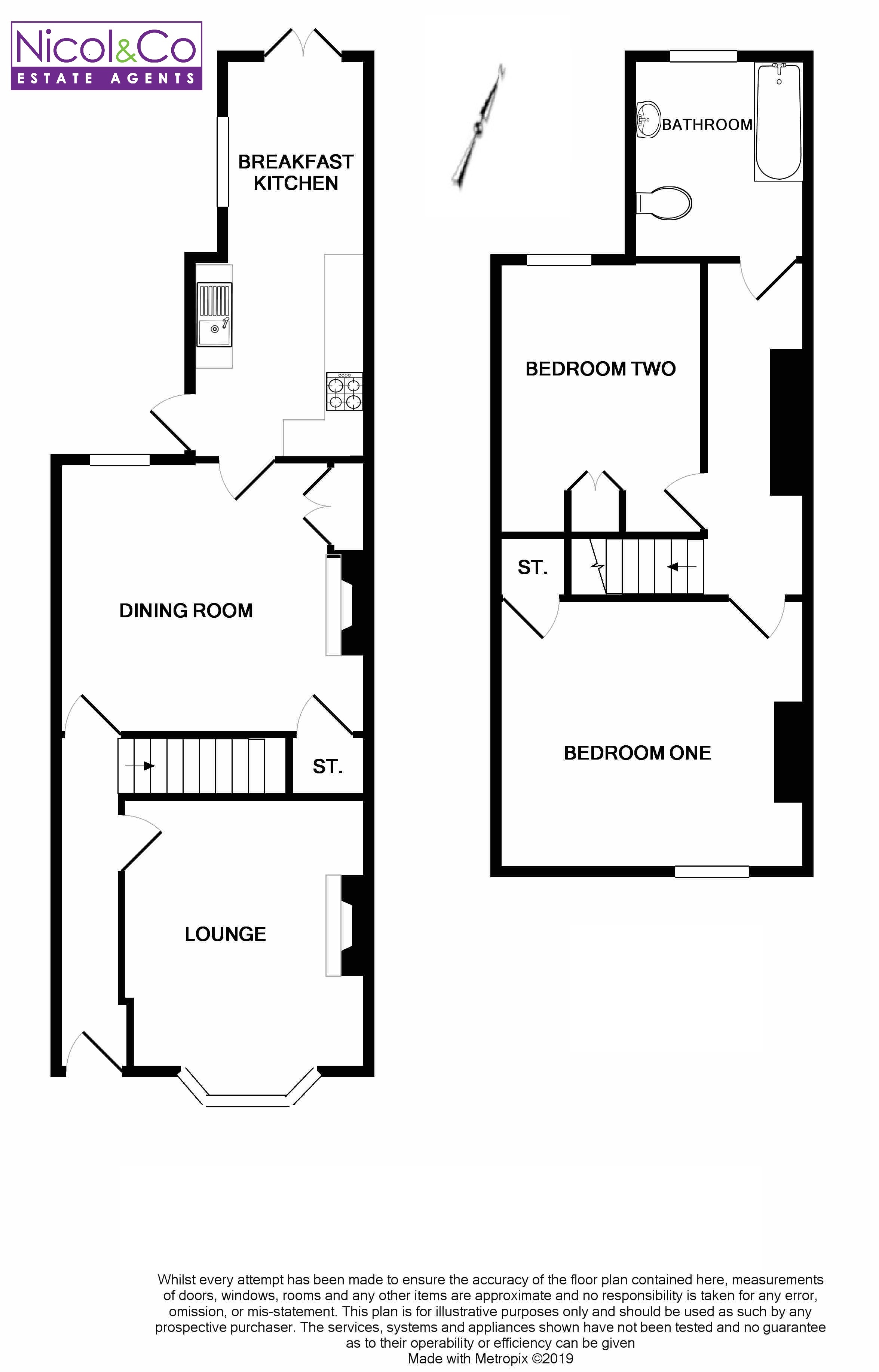 2 Bedrooms End terrace house for sale in Northfield Street, Worcester, Worcestershire WR1