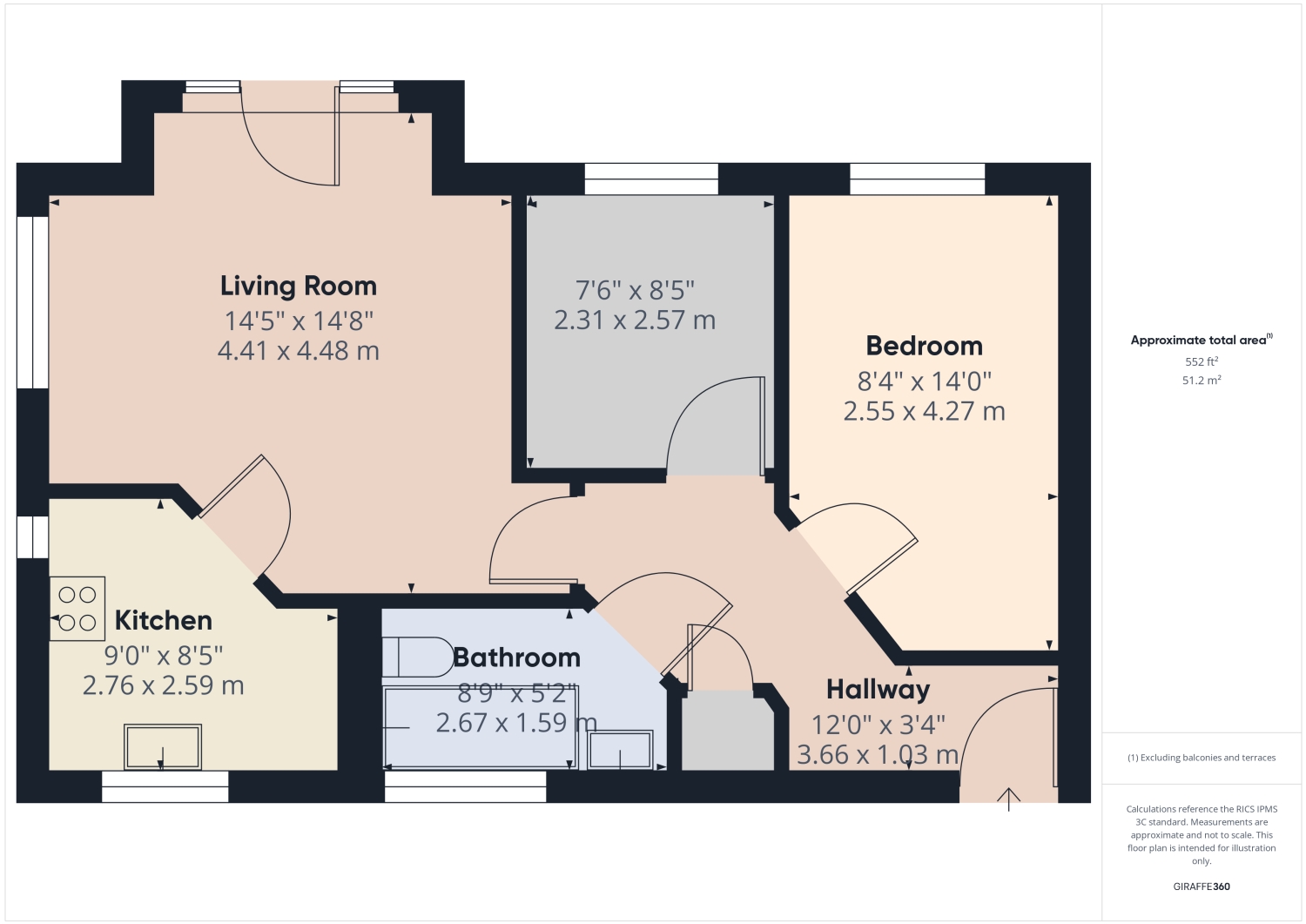 Corinne Court, Cheltenham floorplan