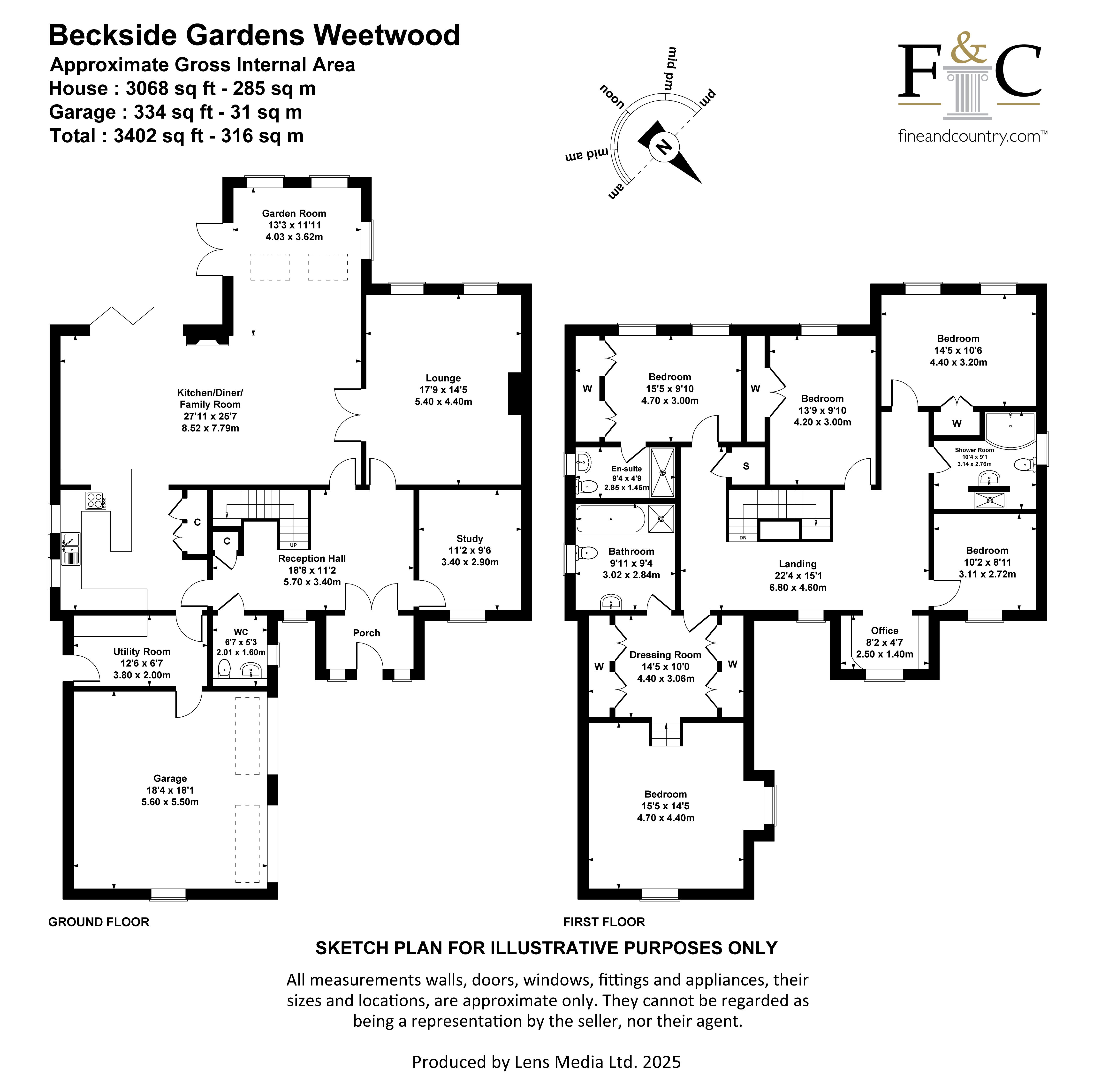 Hollybrook, 1, Beckside Gardens, Leeds floorplan