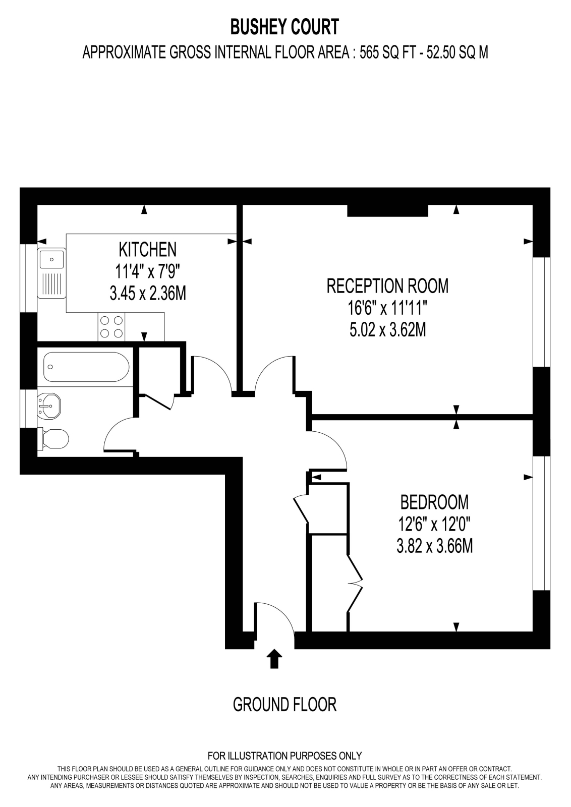 Bushey Road, London, SW20 floorplan