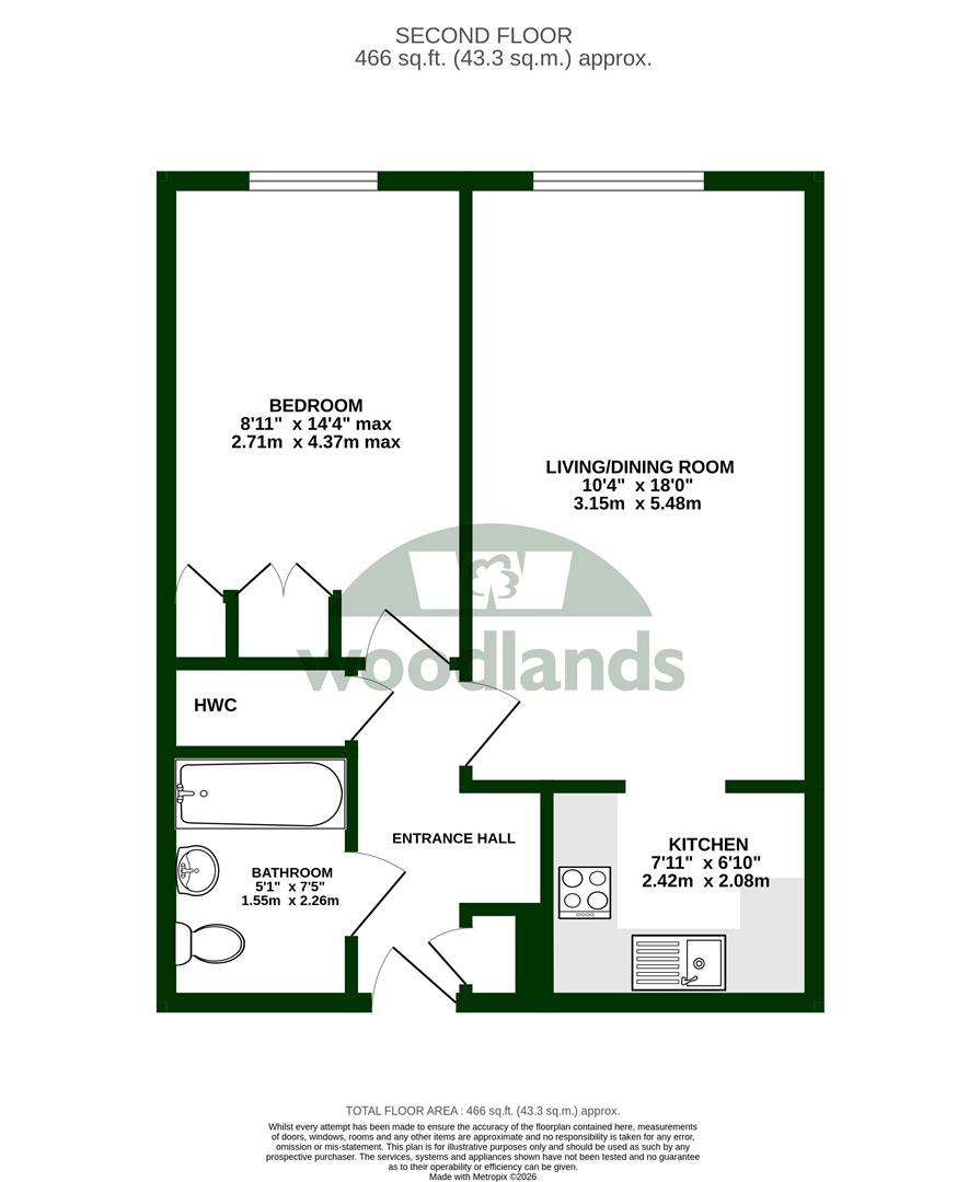 36, Chesterton Court, Horsham floorplan