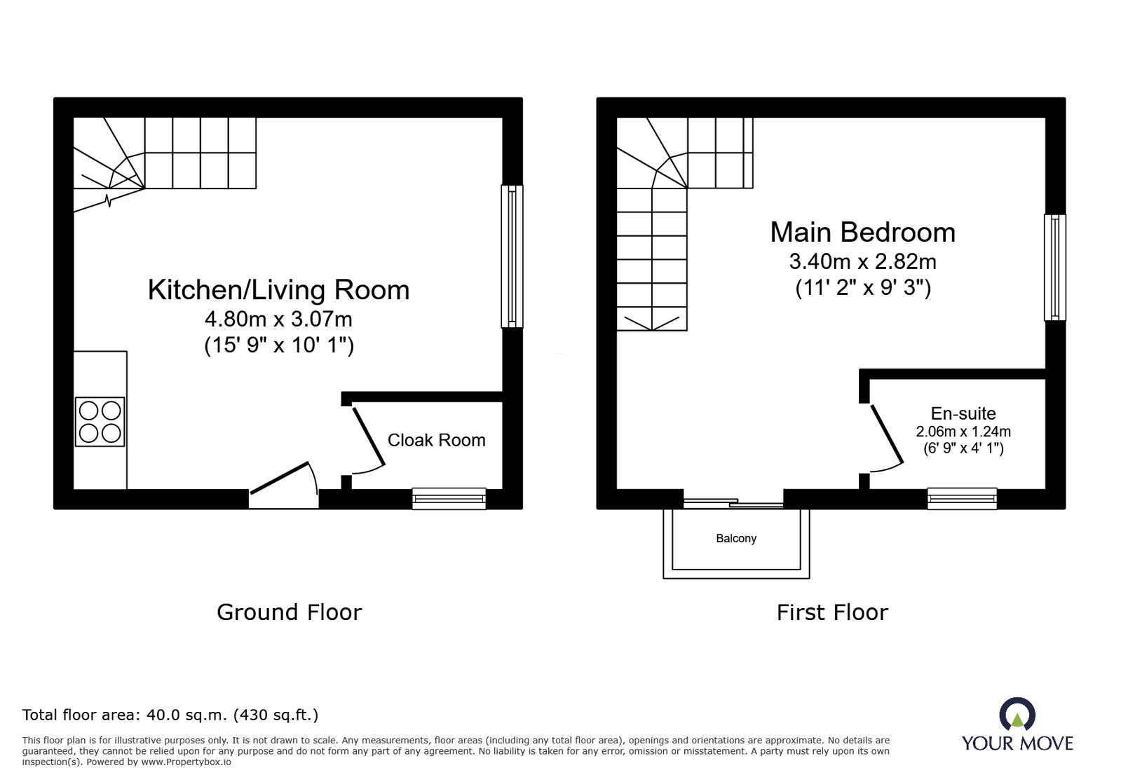 St. Andrews Court, Swadlincote floorplan