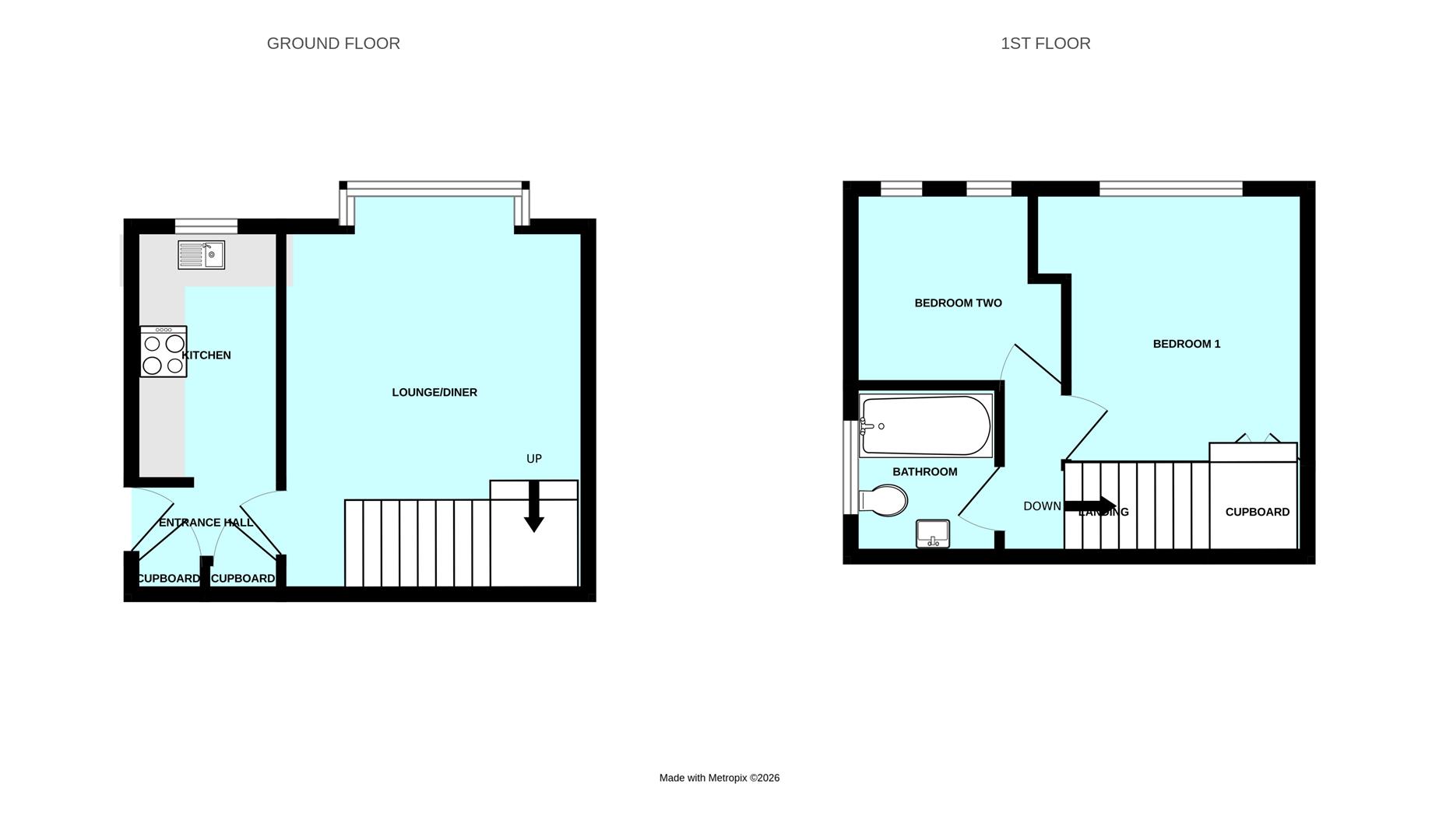 9, Doddridge Close, Plymouth floorplan
