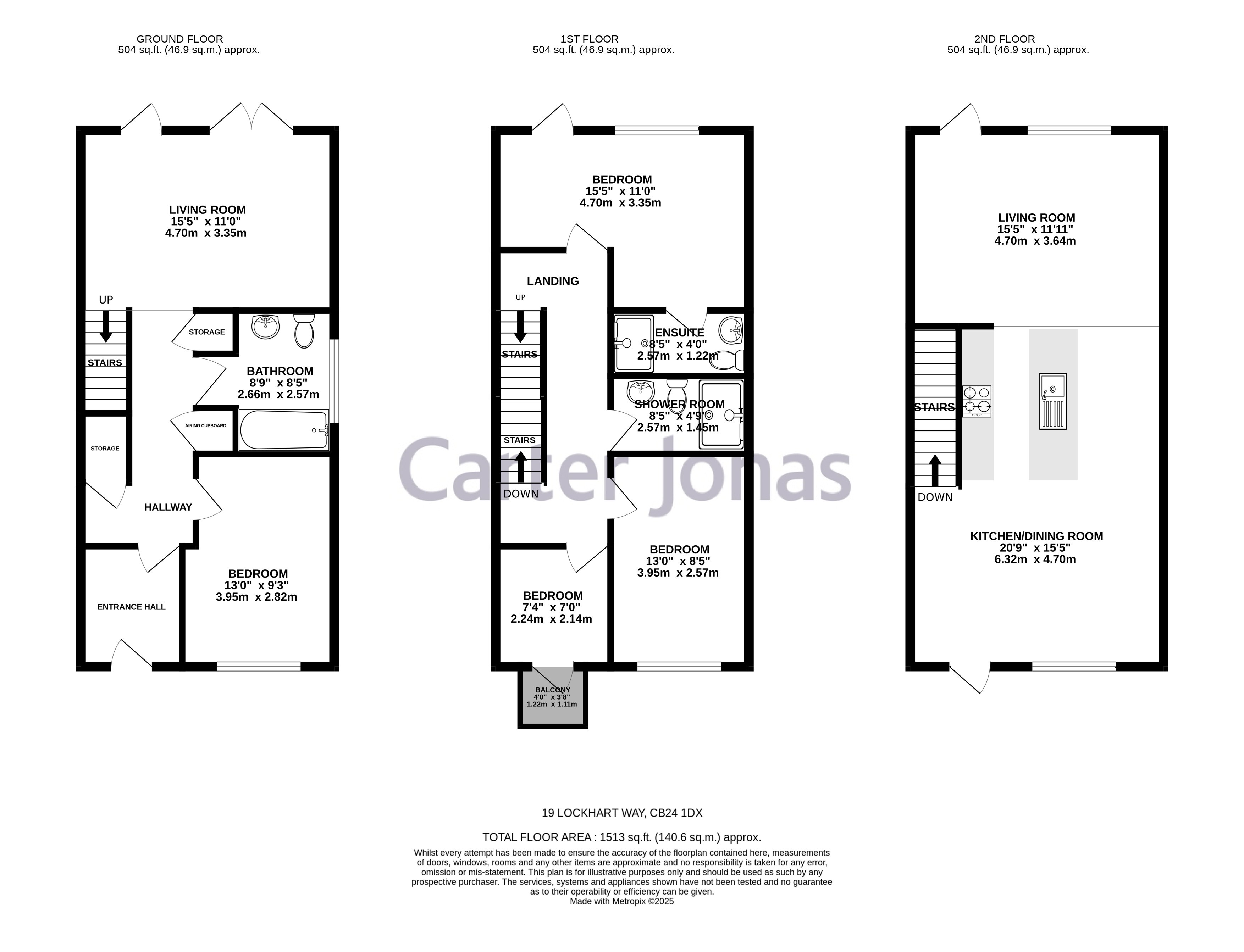 19, Lockhart Way, Cambridge floorplan